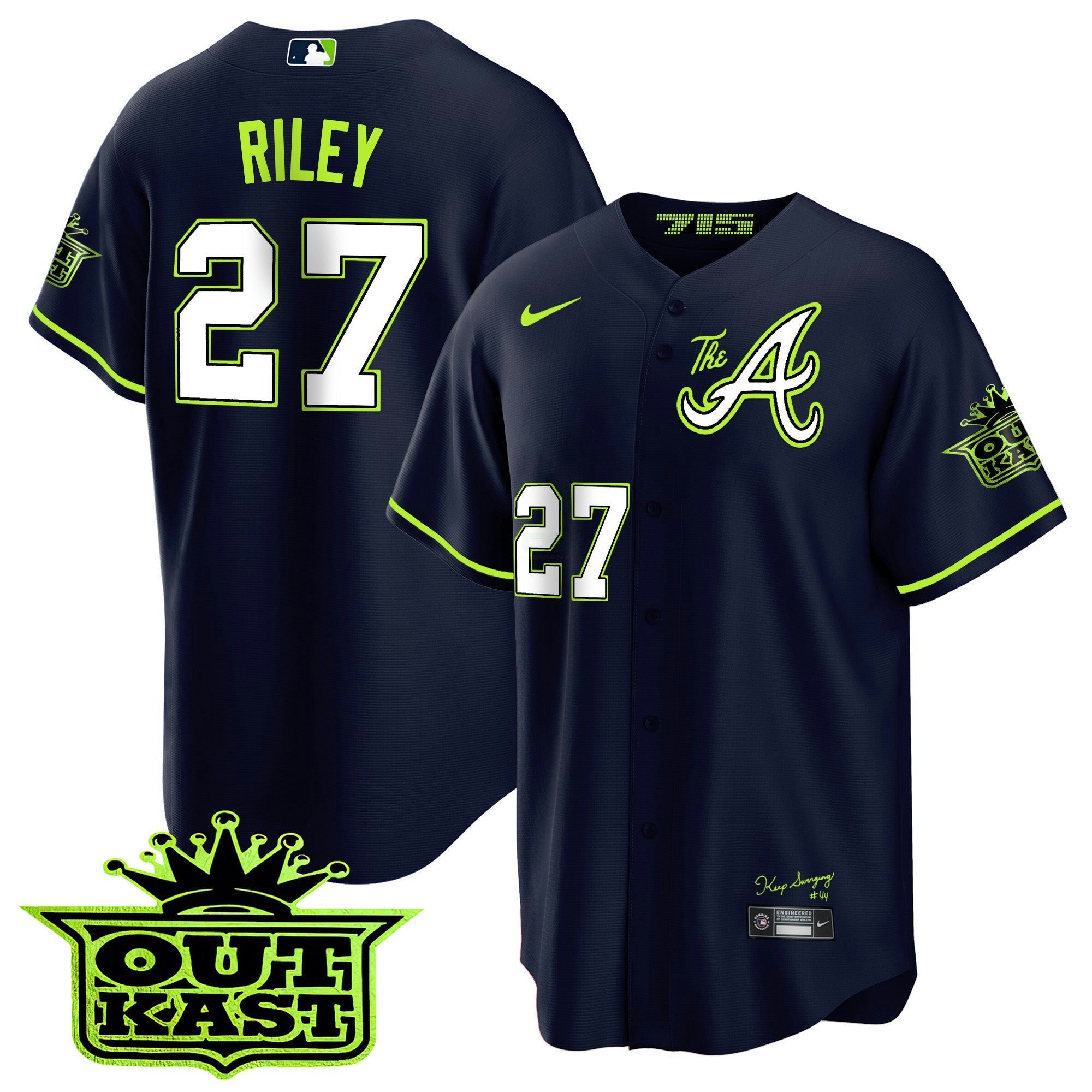 Camisa MLB Men’s Atlanta Atliens The A Cool Base Jersey