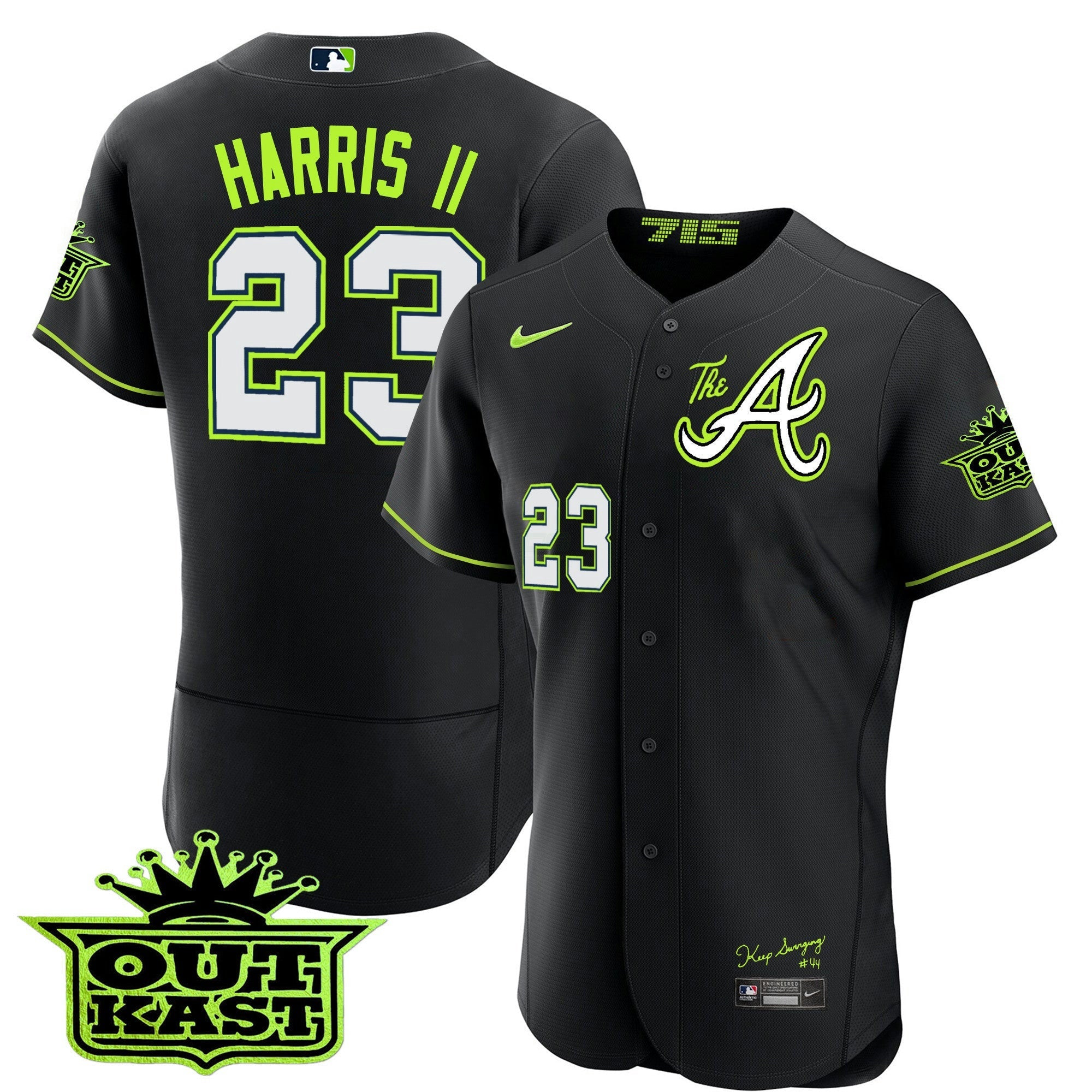 Camisa MLB Men’s Atlanta Atliens The A Flex Base Jersey