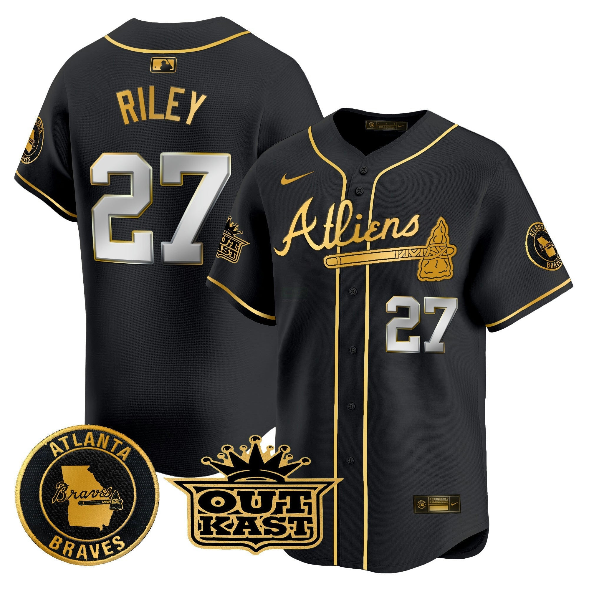 Camisa MLB Men’s Atlanta Atliens Vapor Premier Limited Jersey