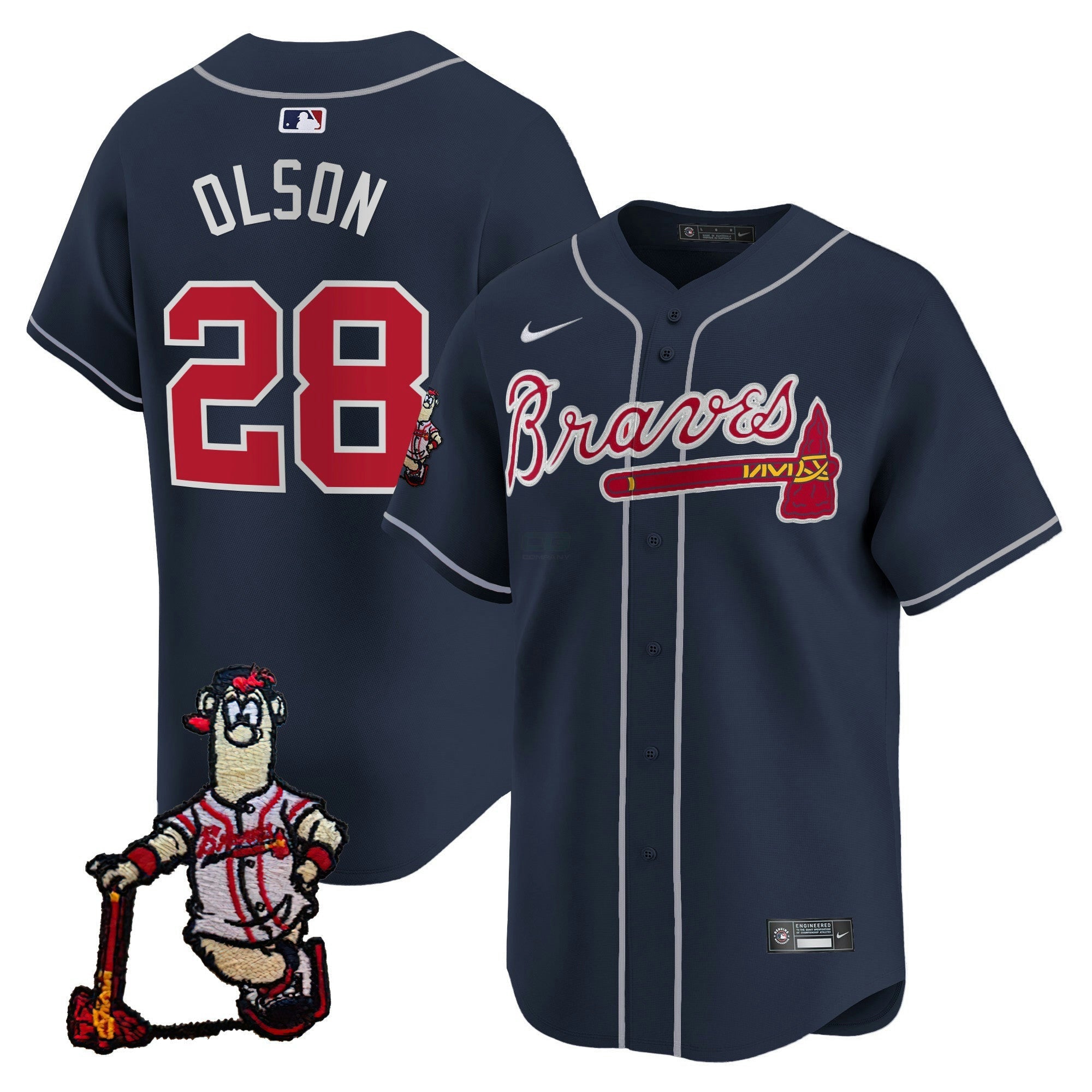 Camisa MLB Men’s Atlanta Blooper Patch Vapor Premier Limited Jersey