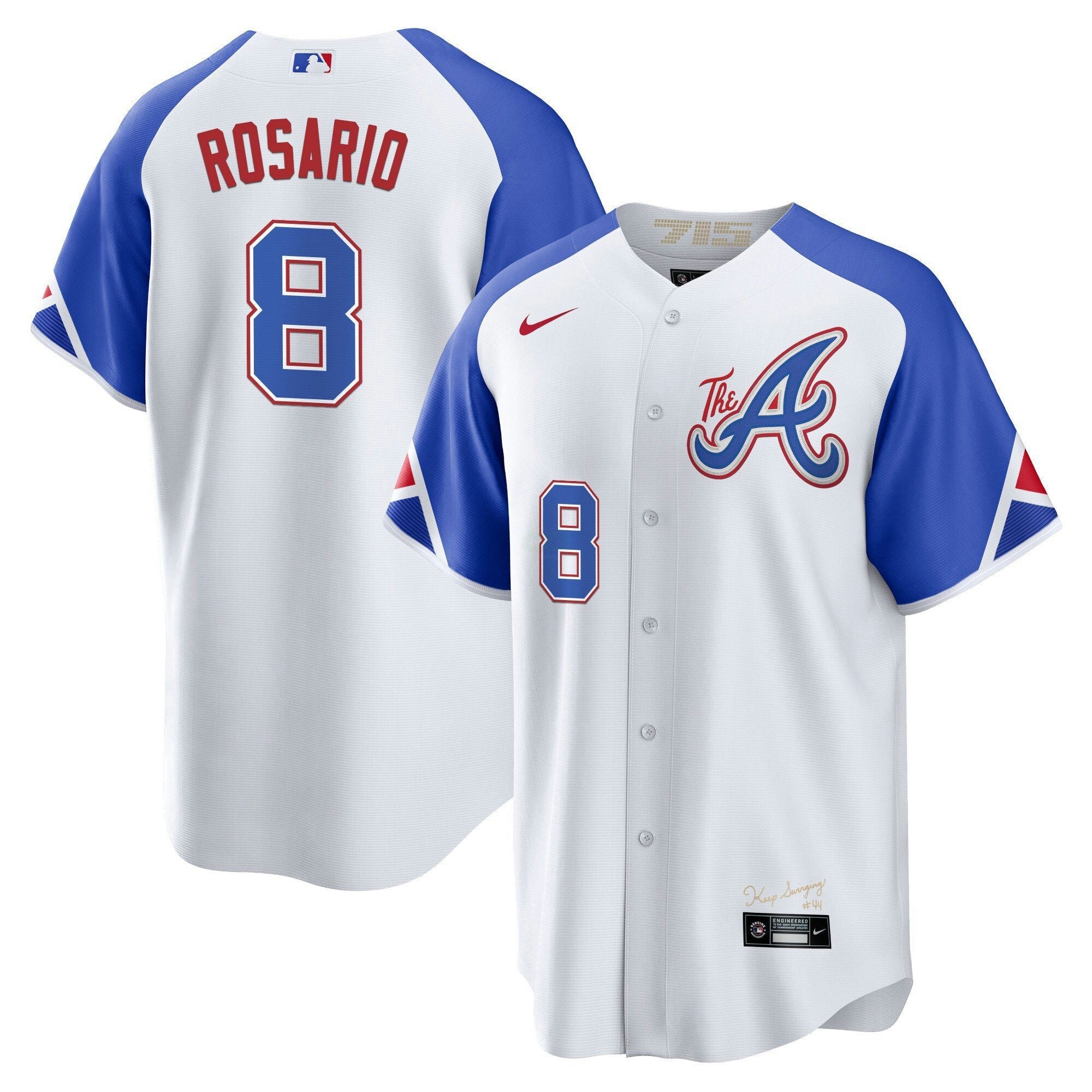 Camisa MLB Men’s Atlanta Champions City Connect Dourada Cool Base Jersey