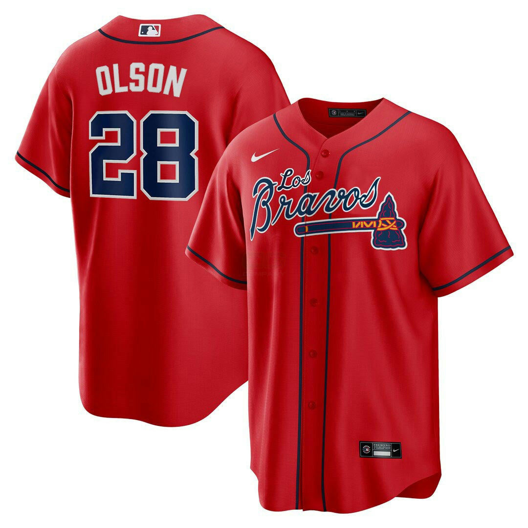 Camisa MLB Men’s Atlanta Los Bravos Jersey