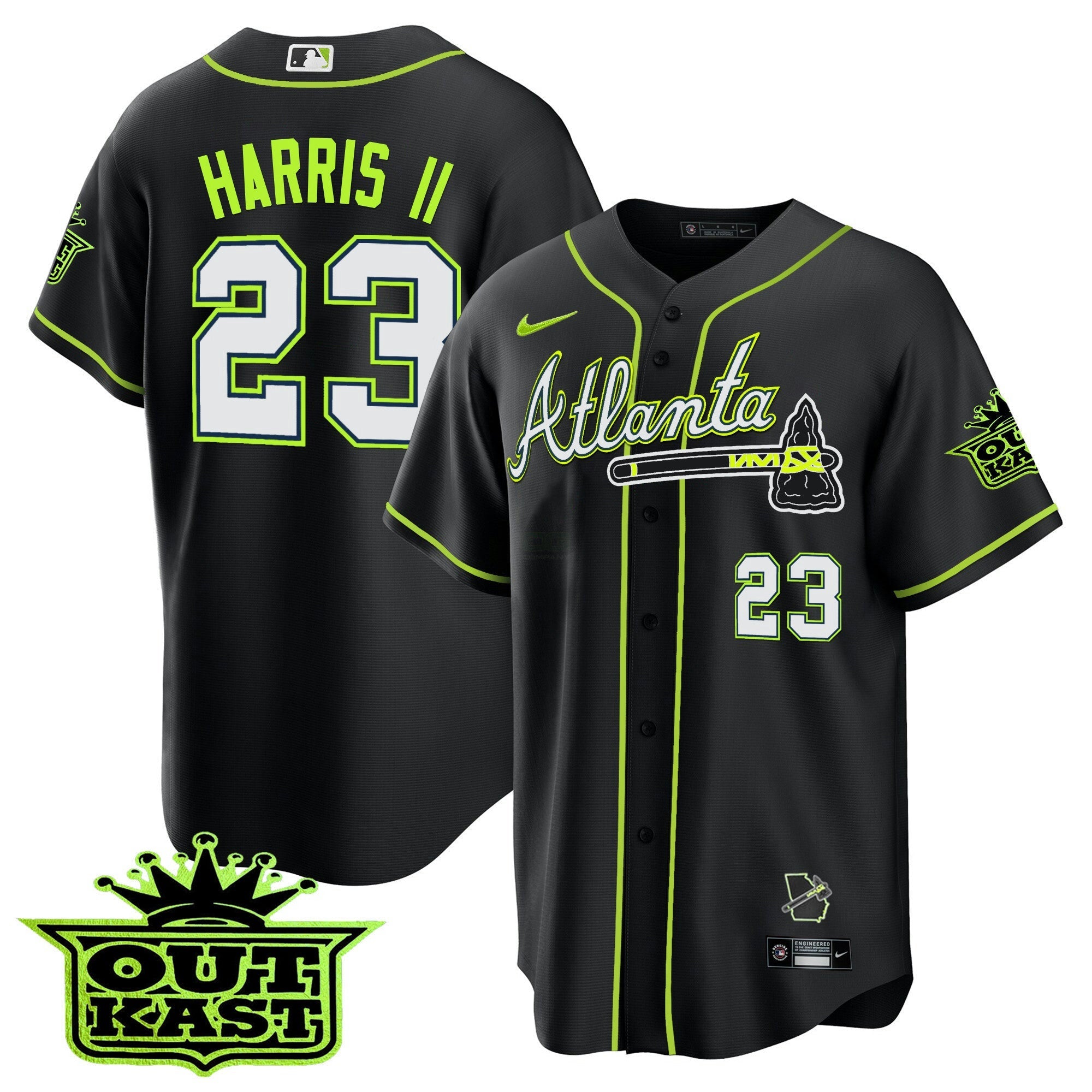 Camisa MLB Men’s Atlanta Outkast Cool Base Jersey V3