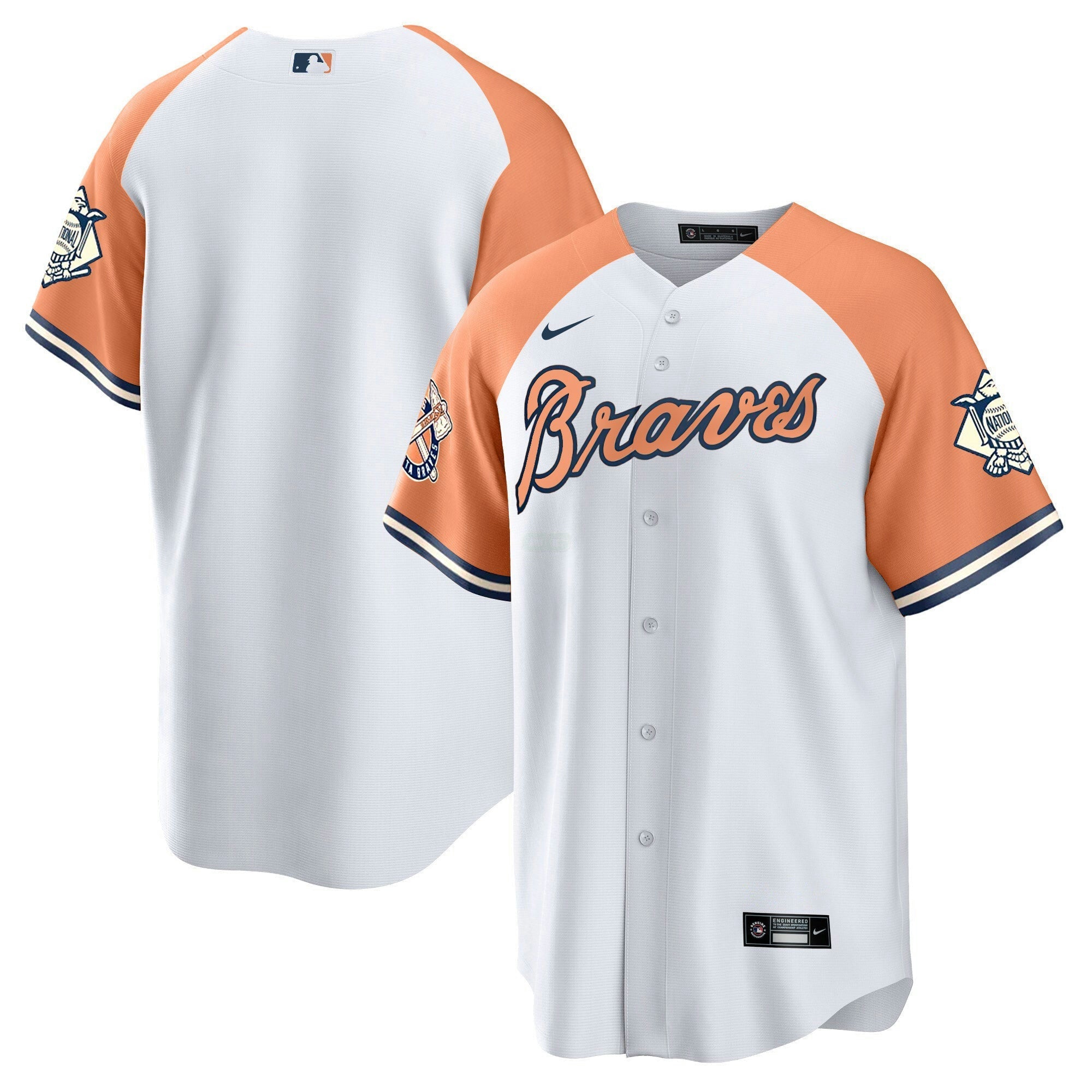 Camisa MLB Men’s Atlanta Peaches n’ Creme Jersey