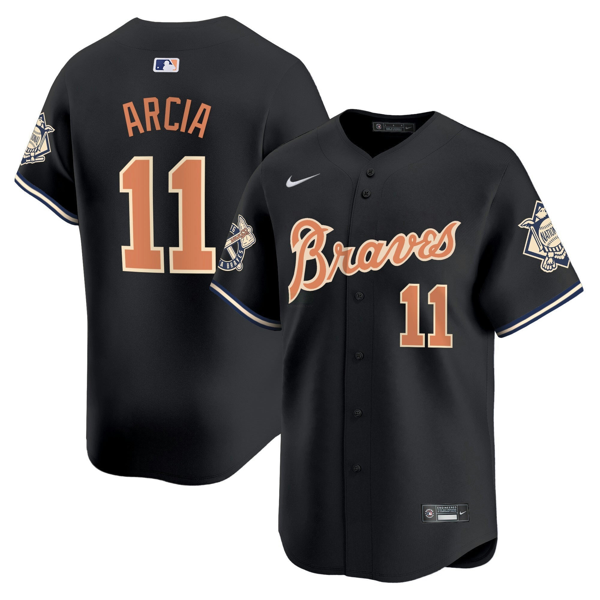 Camisa MLB Men’s Atlanta Peaches n’ Creme Vapor Premier Limited Jersey