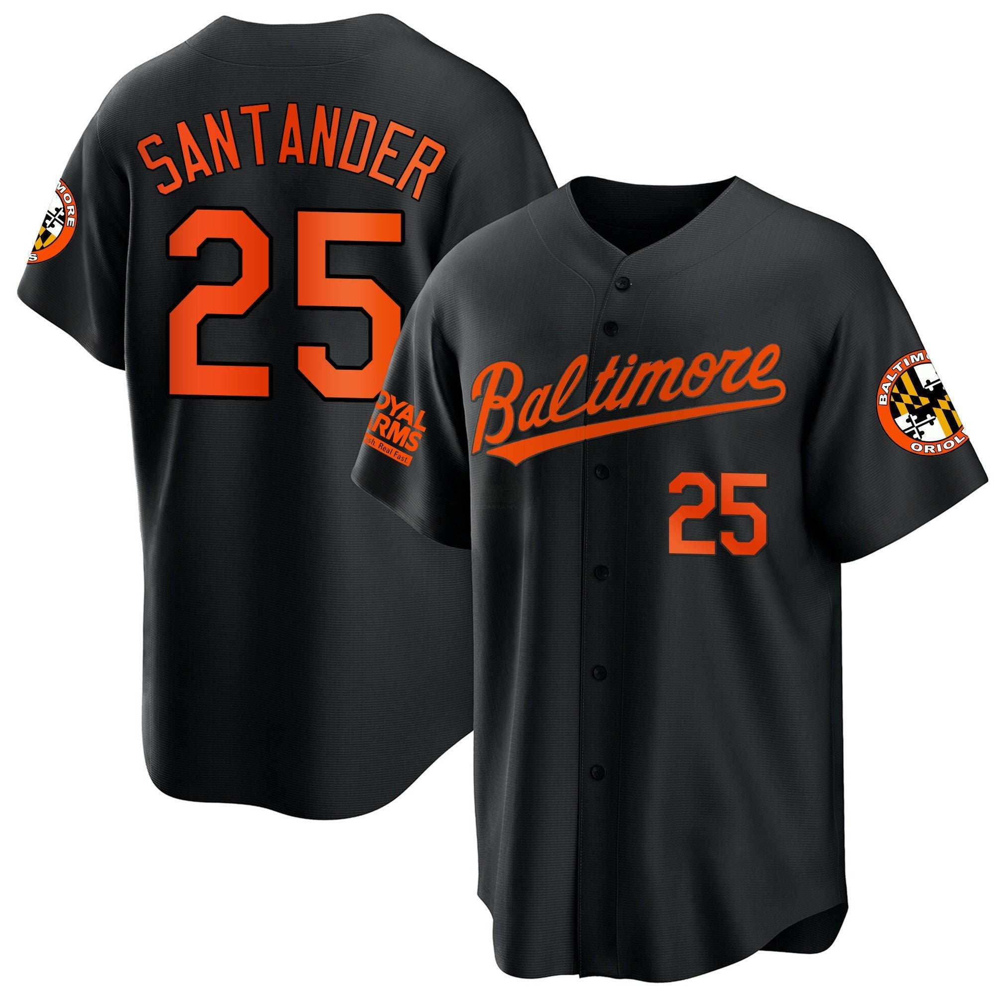 Camisa MLB Men’s Baltimore 2023 Dourada Cool Jersey