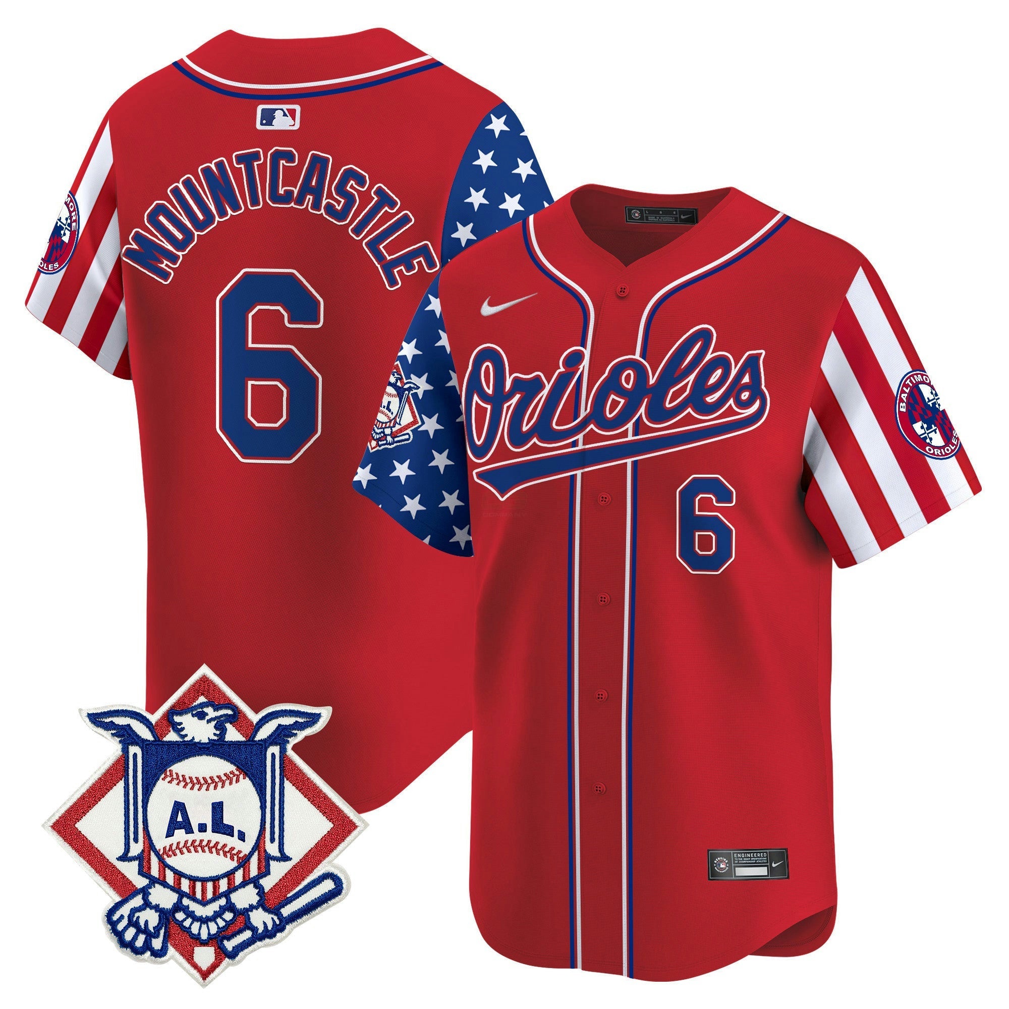Camisa MLB Men’s Baltimore 2024 Fourth of July Vapor Premier Limited Jersey