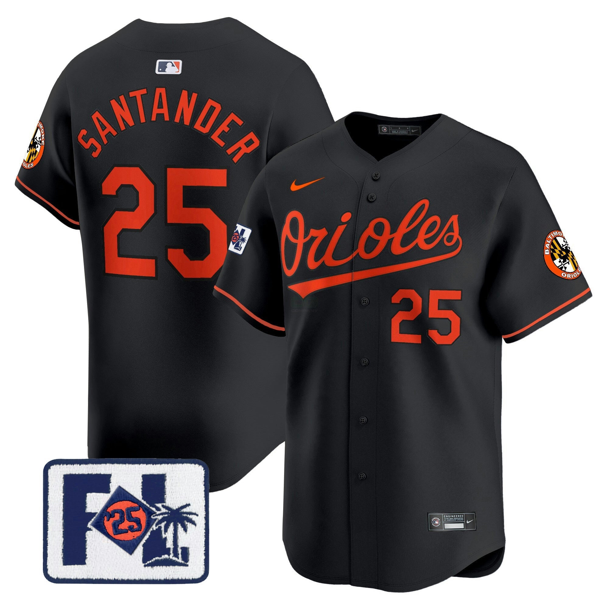 Camisa MLB Men’s Baltimore 2025 Spring Training Patch Vapor Premier Limited Jersey