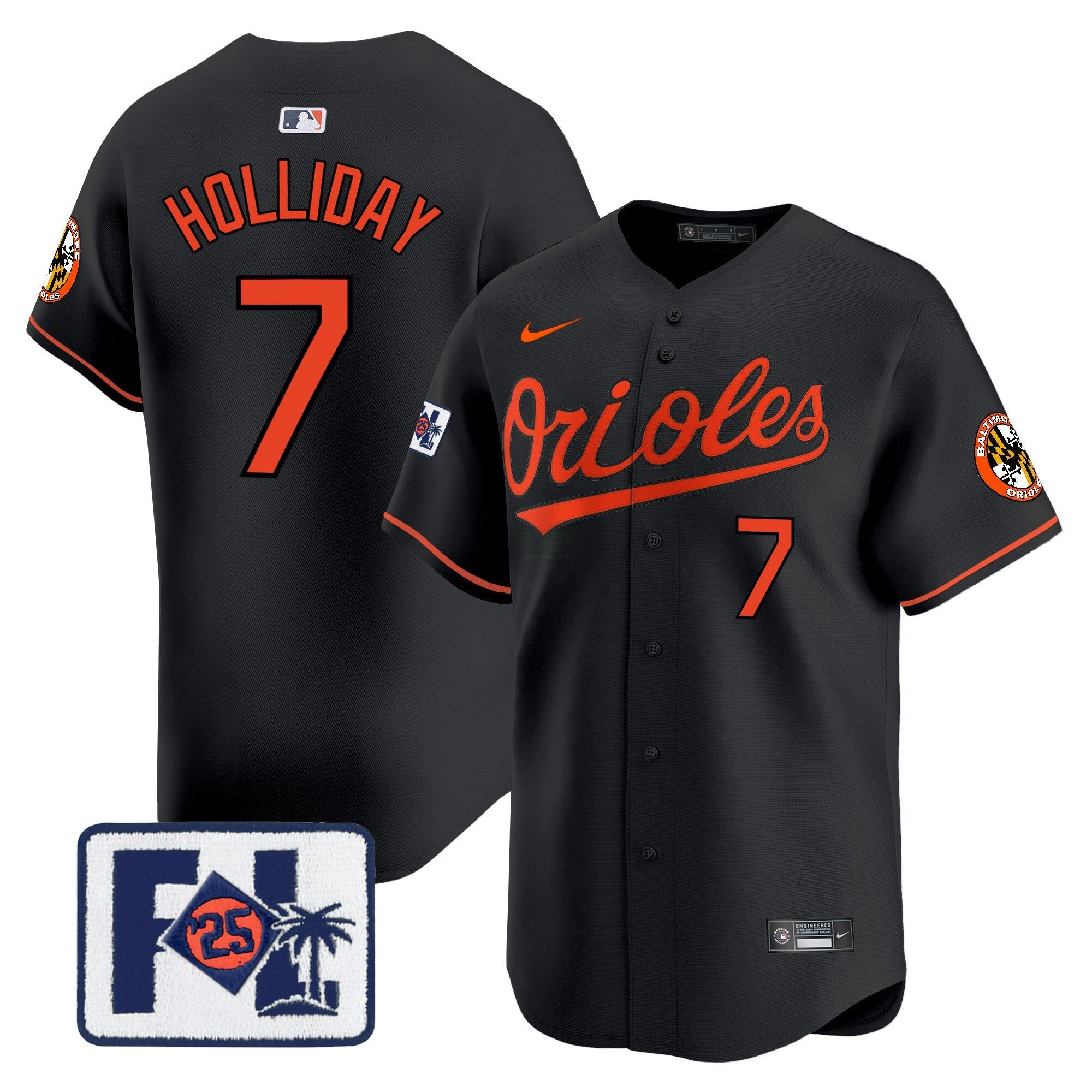 Camisa MLB Men’s Baltimore 2025 Spring Training Patch Vapor Premier Limited Jersey