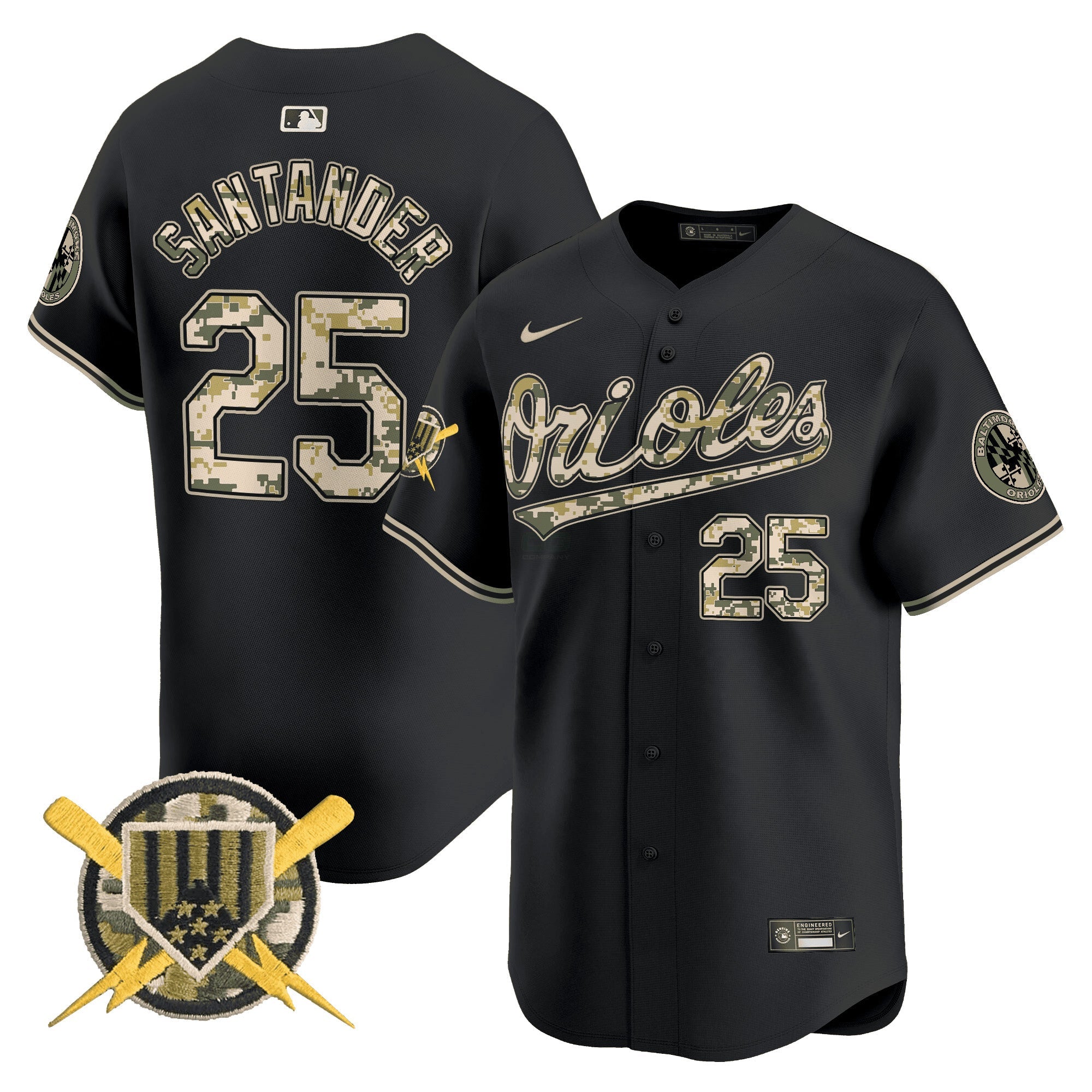 Camisa MLB Men’s Baltimore Armed Forces Day Vapor Premier Limited Jersey