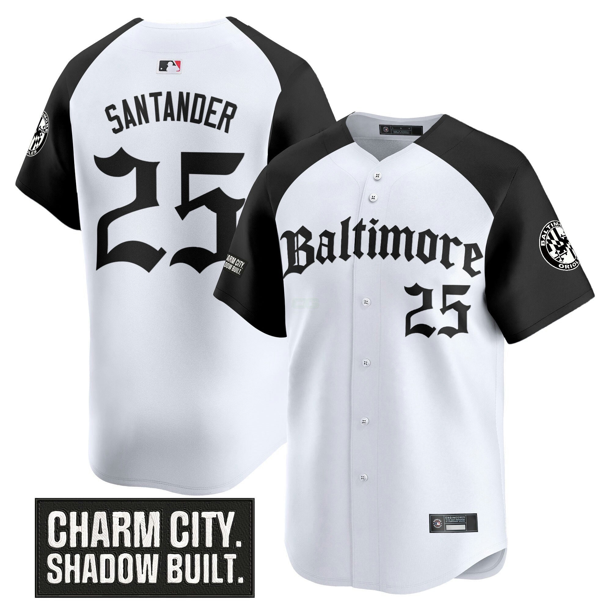 Camisa MLB Men’s Baltimore ‘Gothic Harbor Edition’ Vapor Premier Limited Jersey