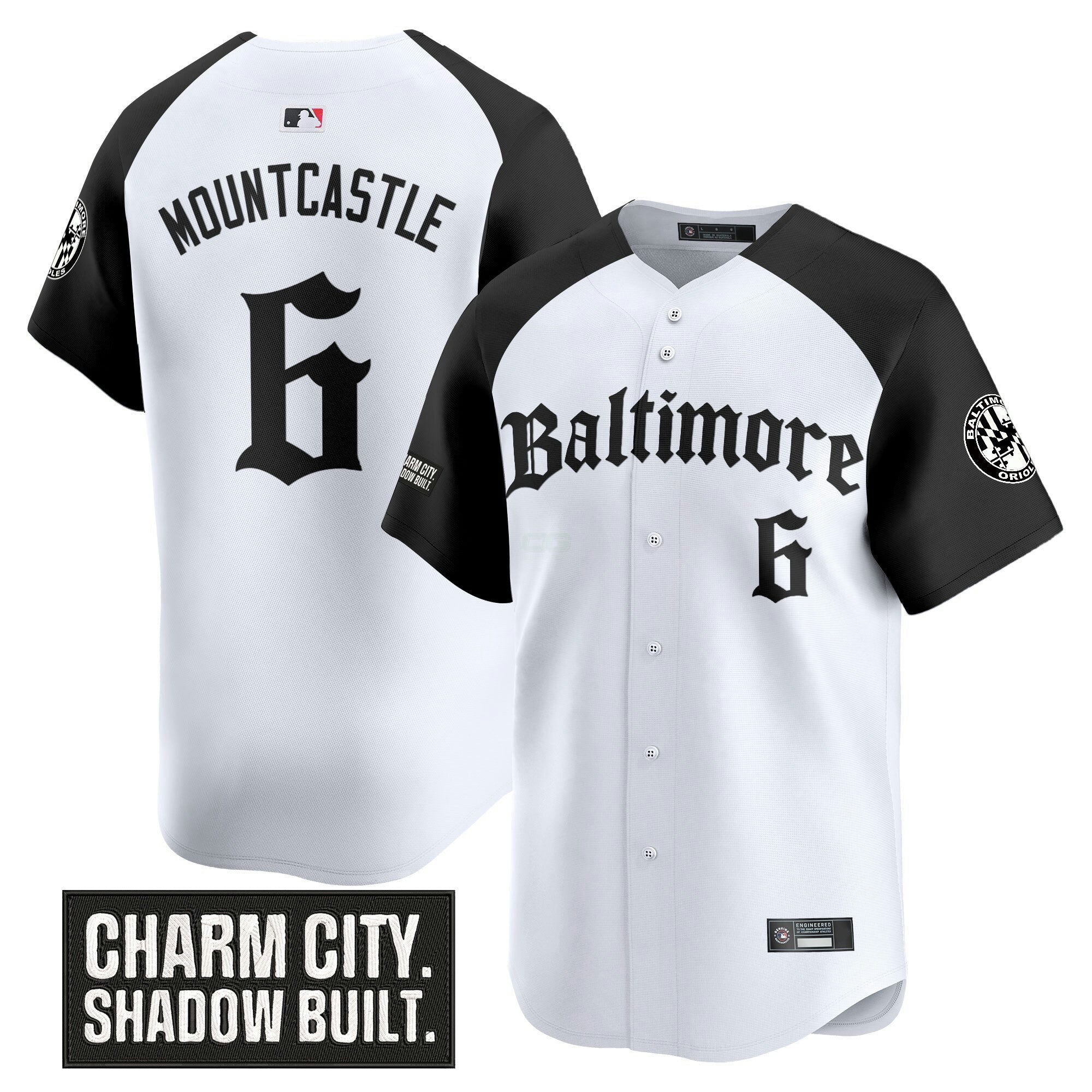 Camisa MLB Men’s Baltimore ‘Gothic Harbor Edition’ Vapor Premier Limited Jersey