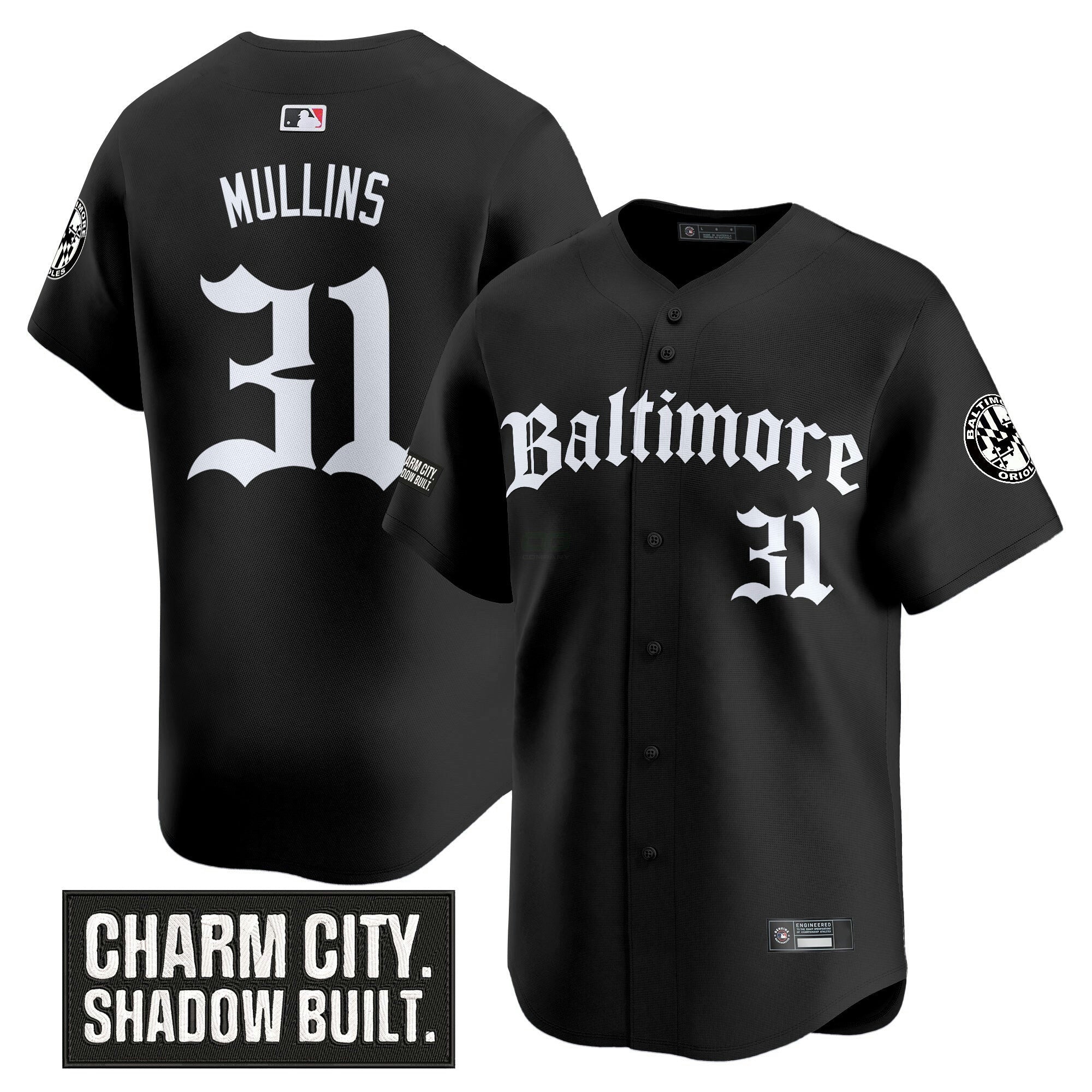 Camisa MLB Men’s Baltimore ‘Gothic Harbor Edition’ Vapor Premier Limited Jersey