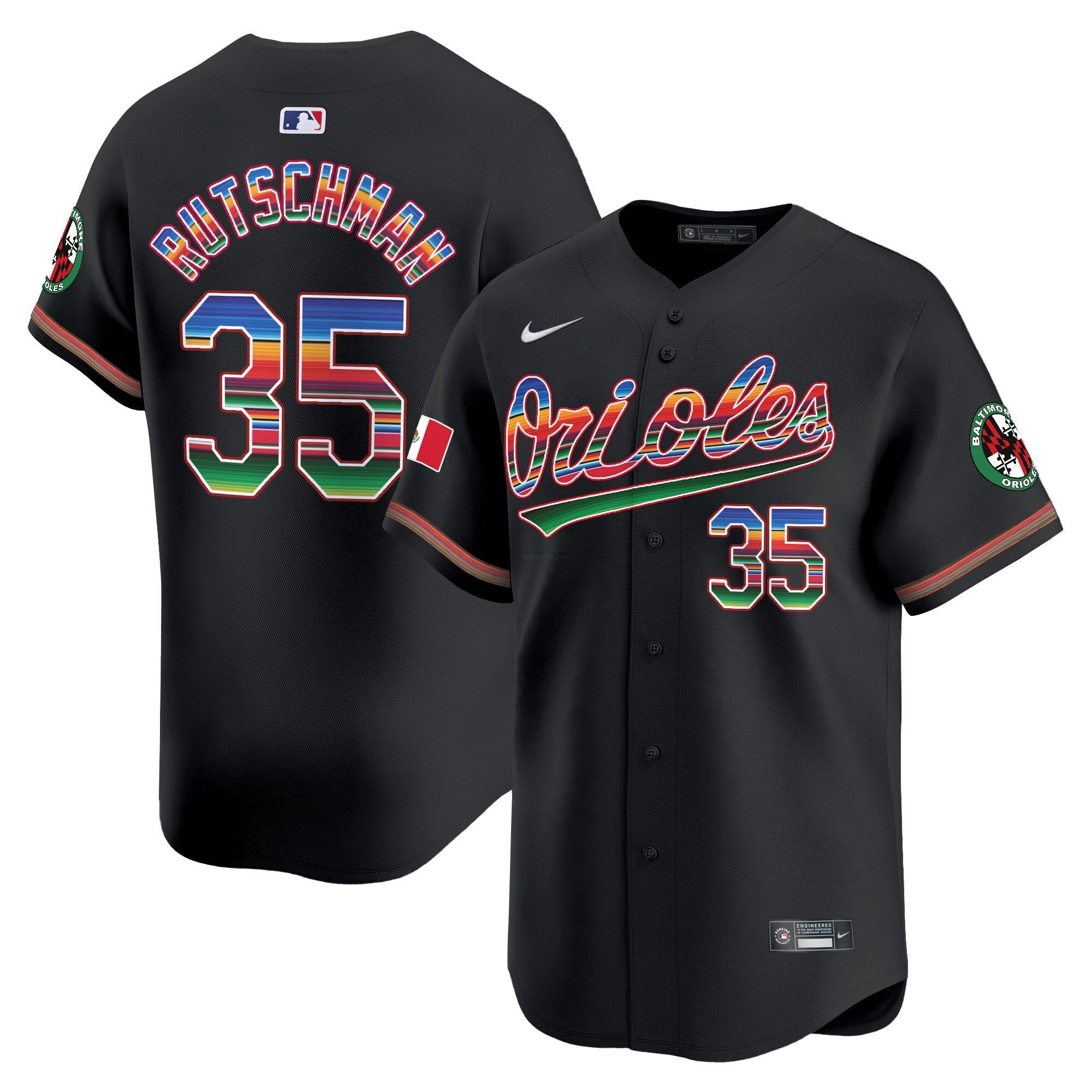 Camisa MLB Men’s Baltimore Mexico Vapor Premier Limited Jersey