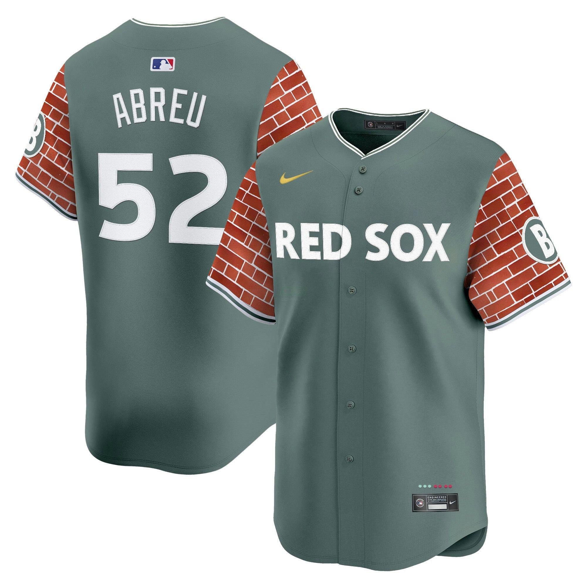 Camisa MLB Men’s Boston 2025 Fenway Red Brick Style Vapor Premier Limited Jersey – Stitched