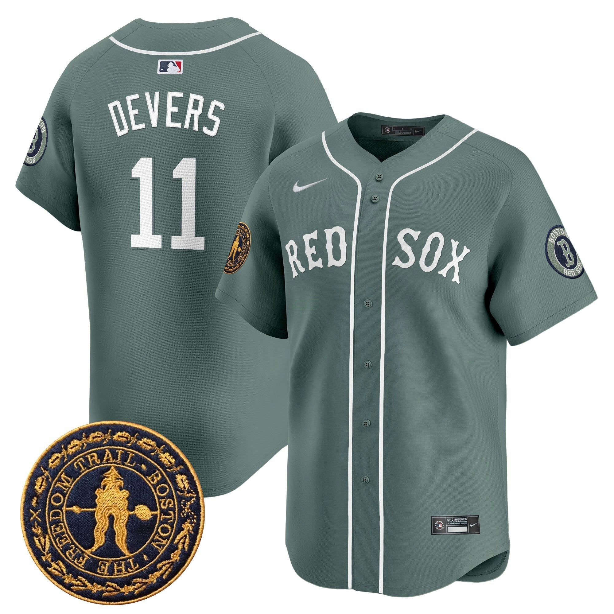 Camisa MLB Men’s Boston Freedom Trail Patch Vapor Premier Limited Jersey