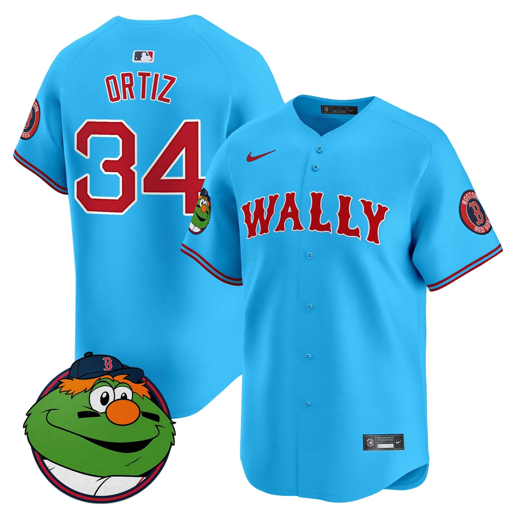 Camisa MLB Men’s Boston Wally Vapor Premier Limited Jersey