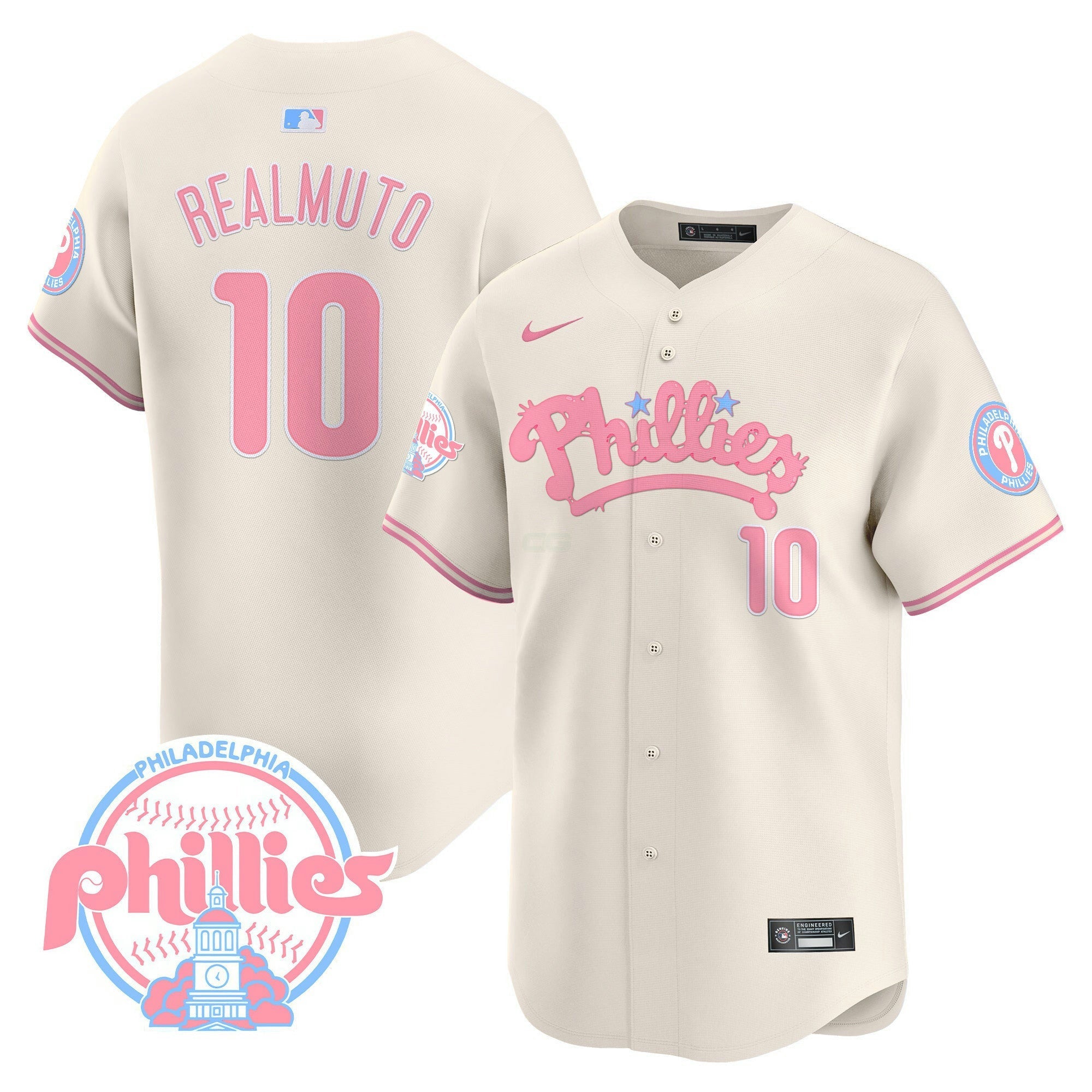 Camisa MLB Men’s Bubblegum Pink Vapor Premier Limited Jersey