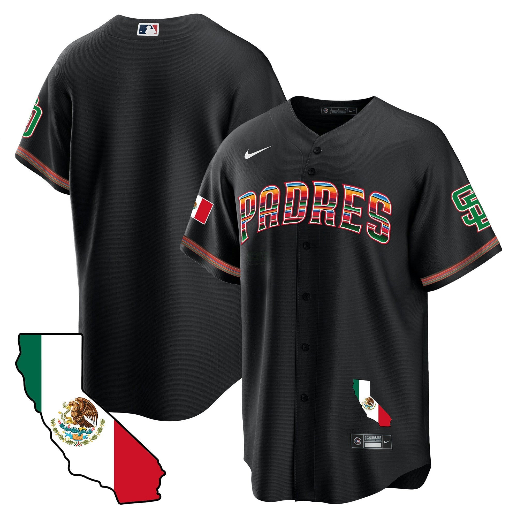 Camisa MLB Men’s California Map Cool Base Jersey