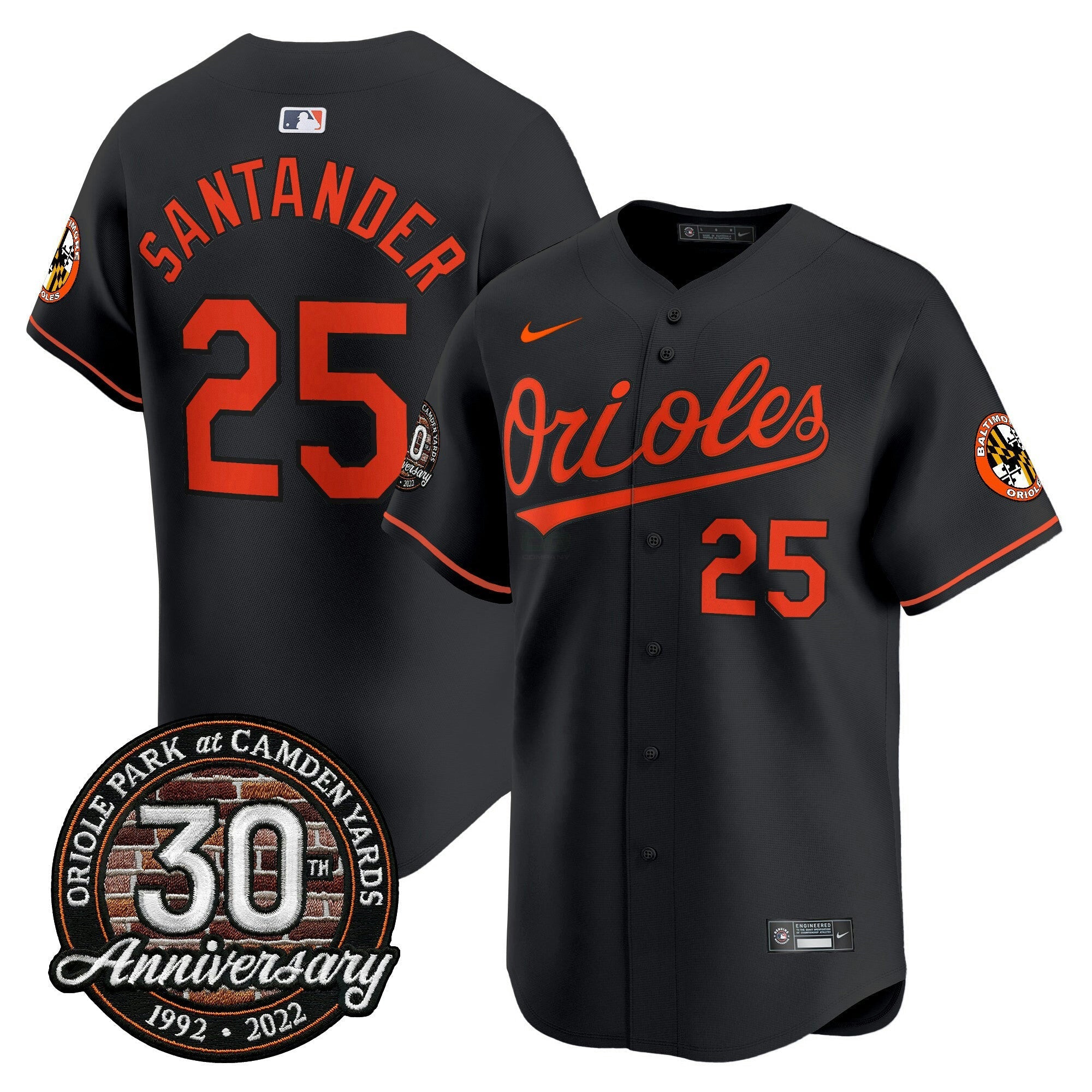 Camisa MLB Men’s Camden Yards 30th Anniversary Patch Vapor Premier Limited Jersey