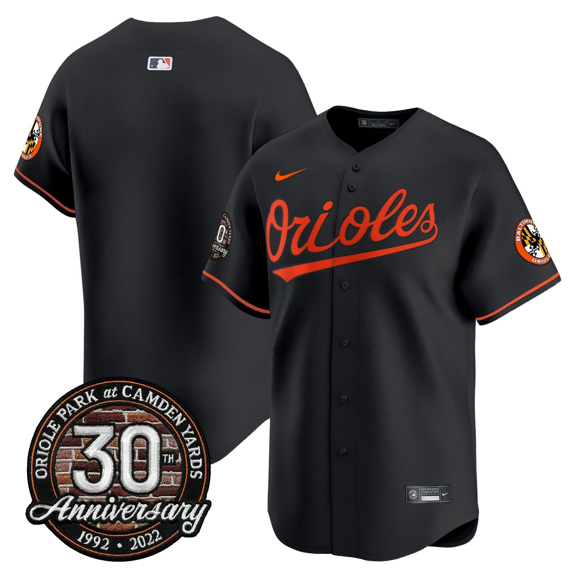 Camisa MLB Men’s Camden Yards 30th Anniversary Patch Vapor Premier Limited Jersey