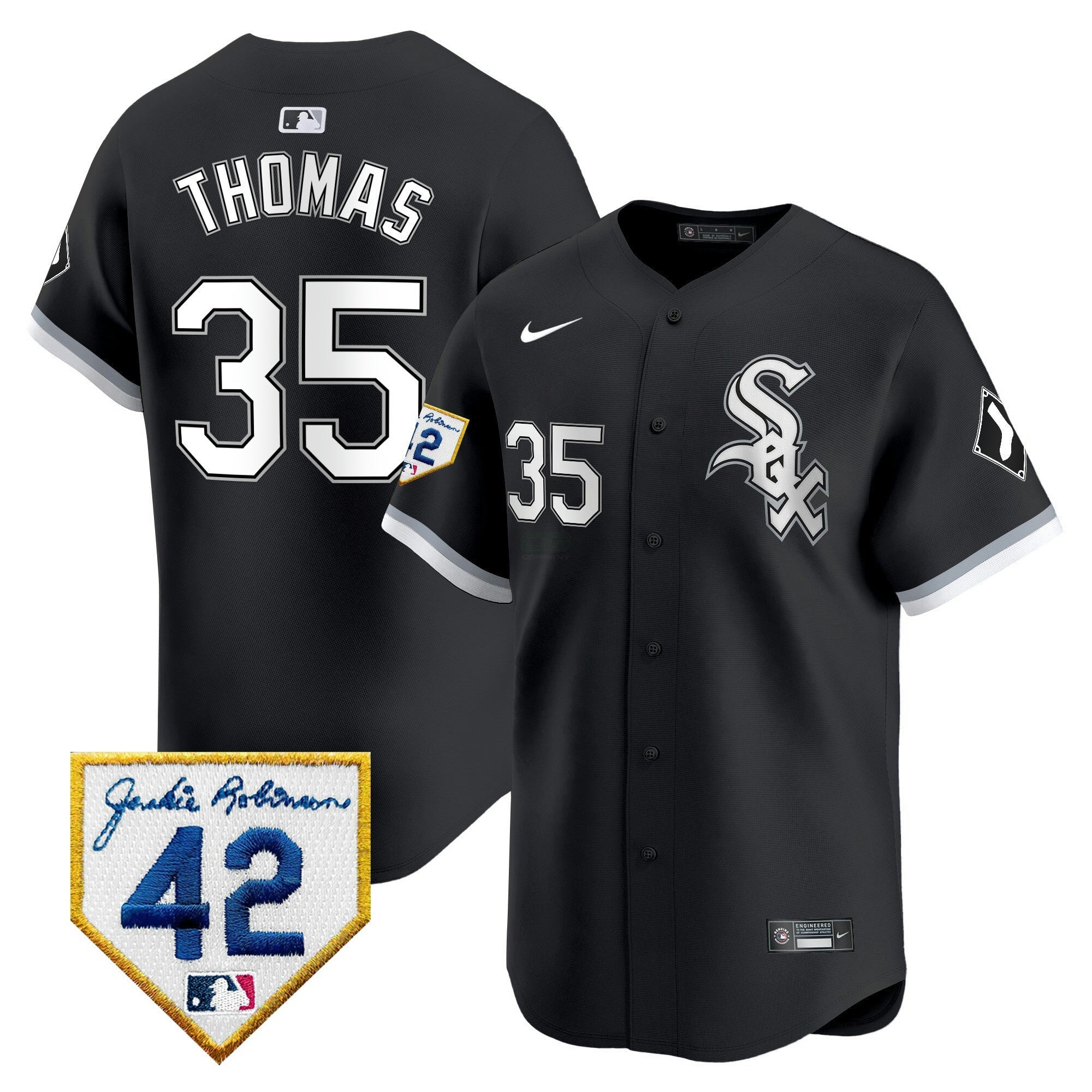 Camisa MLB Men’s Chicago 2024 Jackie Robinson Patch Vapor Premier Limited Jersey