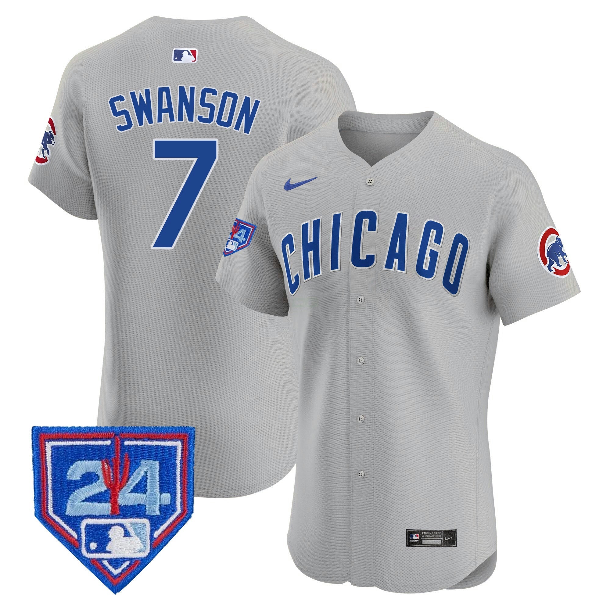 Camisa MLB Men’s Chicago 2024 Spring Training Patch Vapor Premier Elite Jersey V2