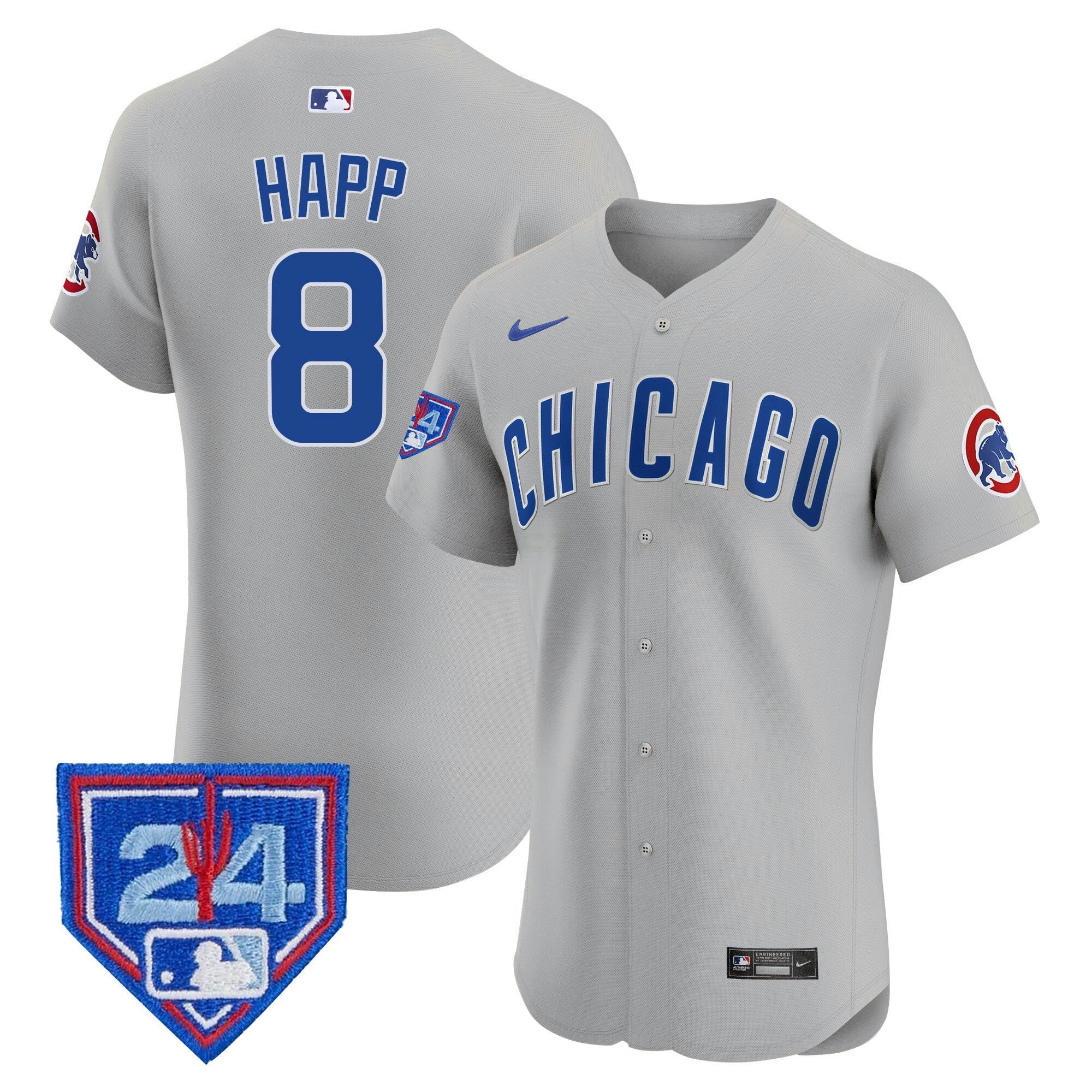 Camisa MLB Men’s Chicago 2024 Spring Training Patch Vapor Premier Elite Jersey V2