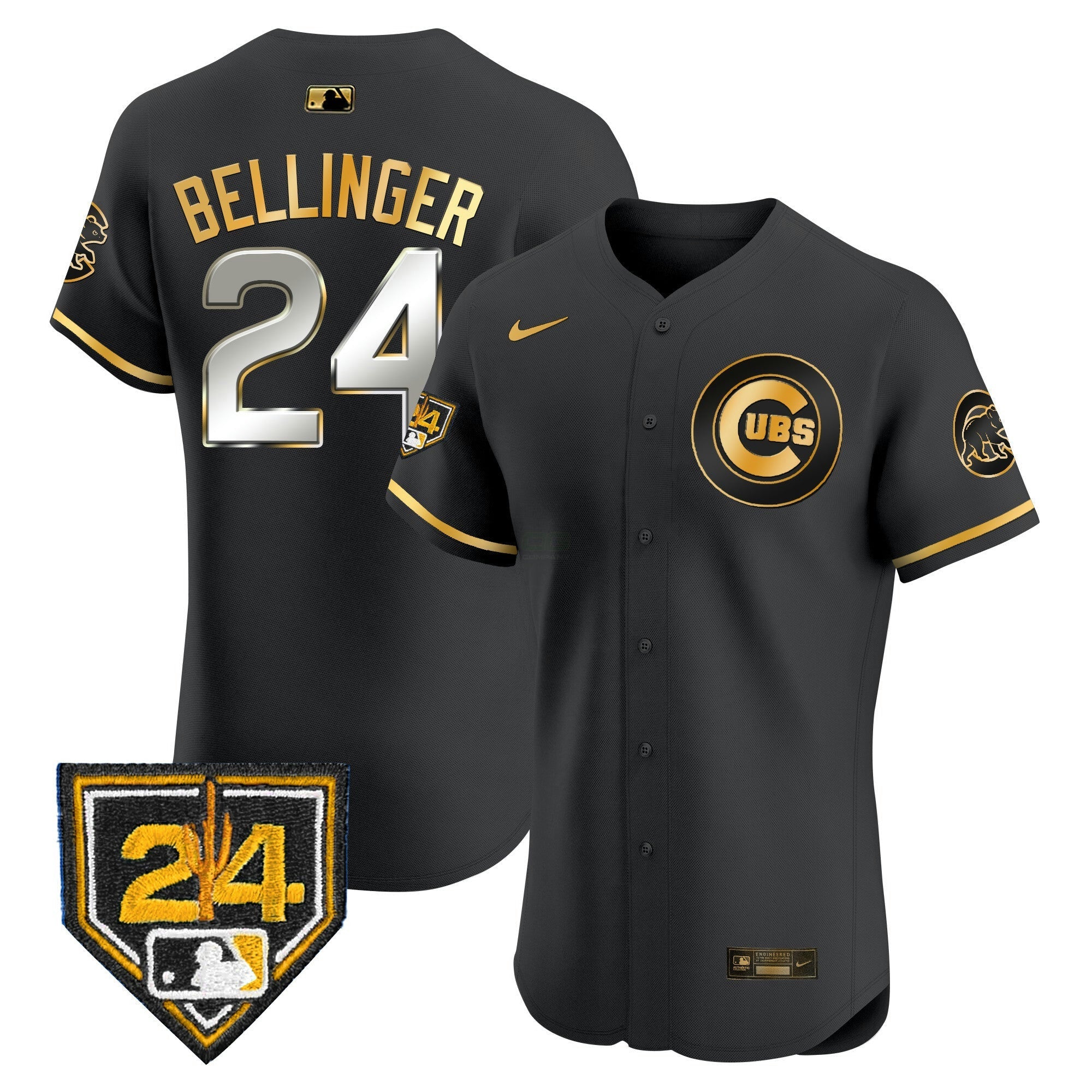 Camisa MLB Men’s Chicago 2024 Spring Training Patch Vapor Premier Elite Jersey V2