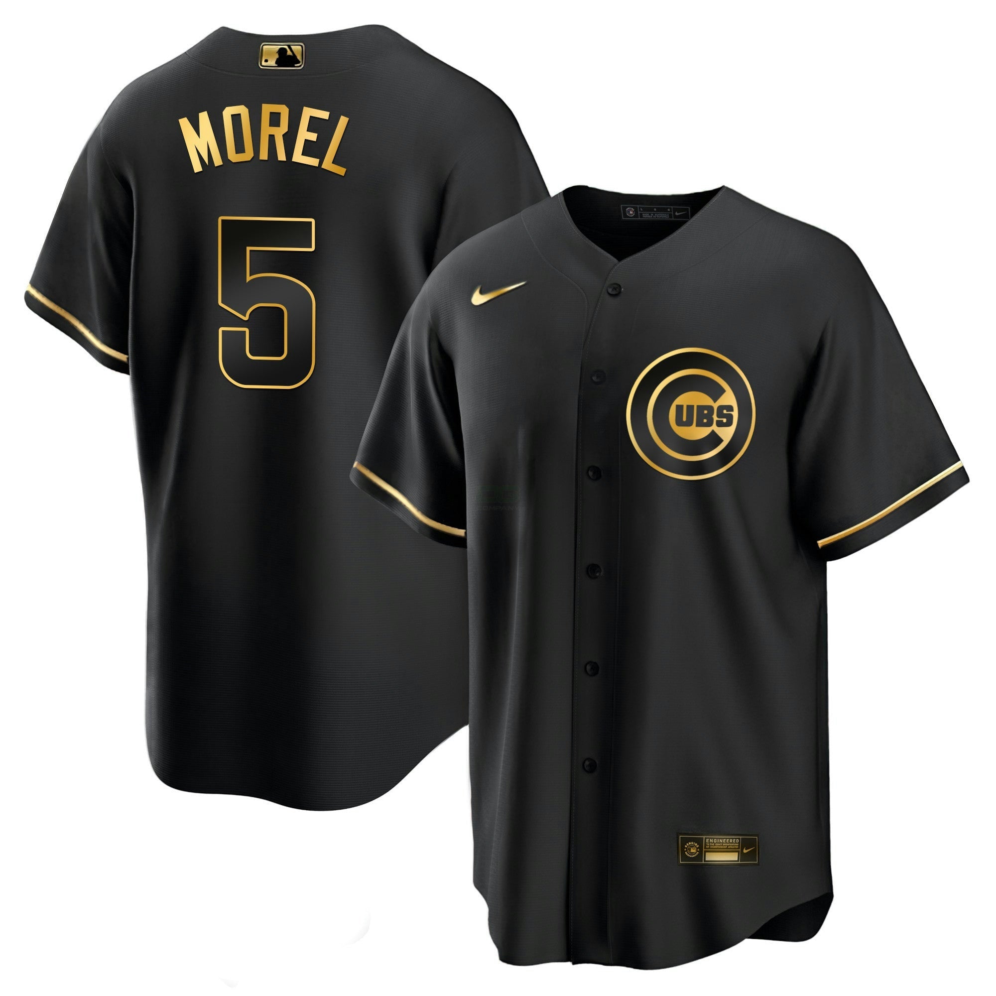 Camisa MLB Men’s Chicago Black Limited & Dourada Jersey