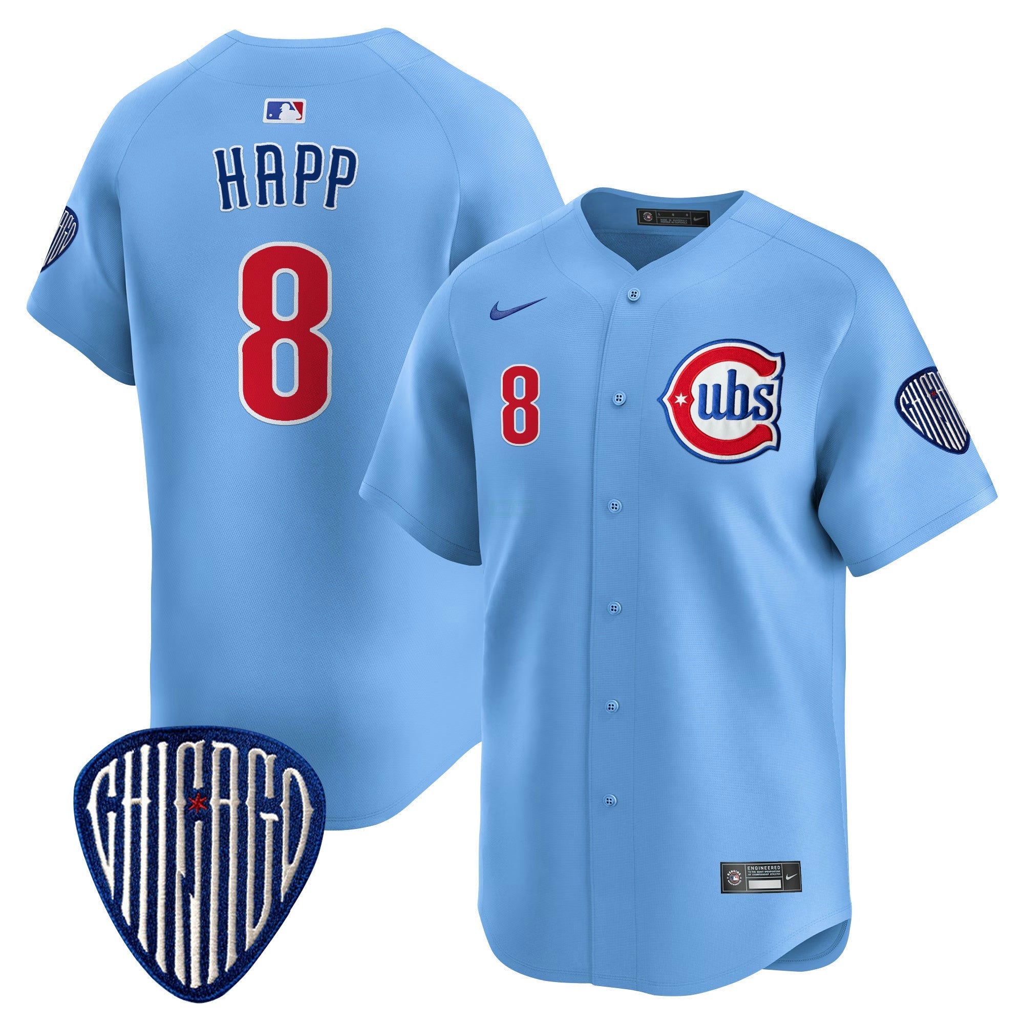Camisa MLB Men’s Chicago Blue Alternativa Vapor Premier Limited Jersey