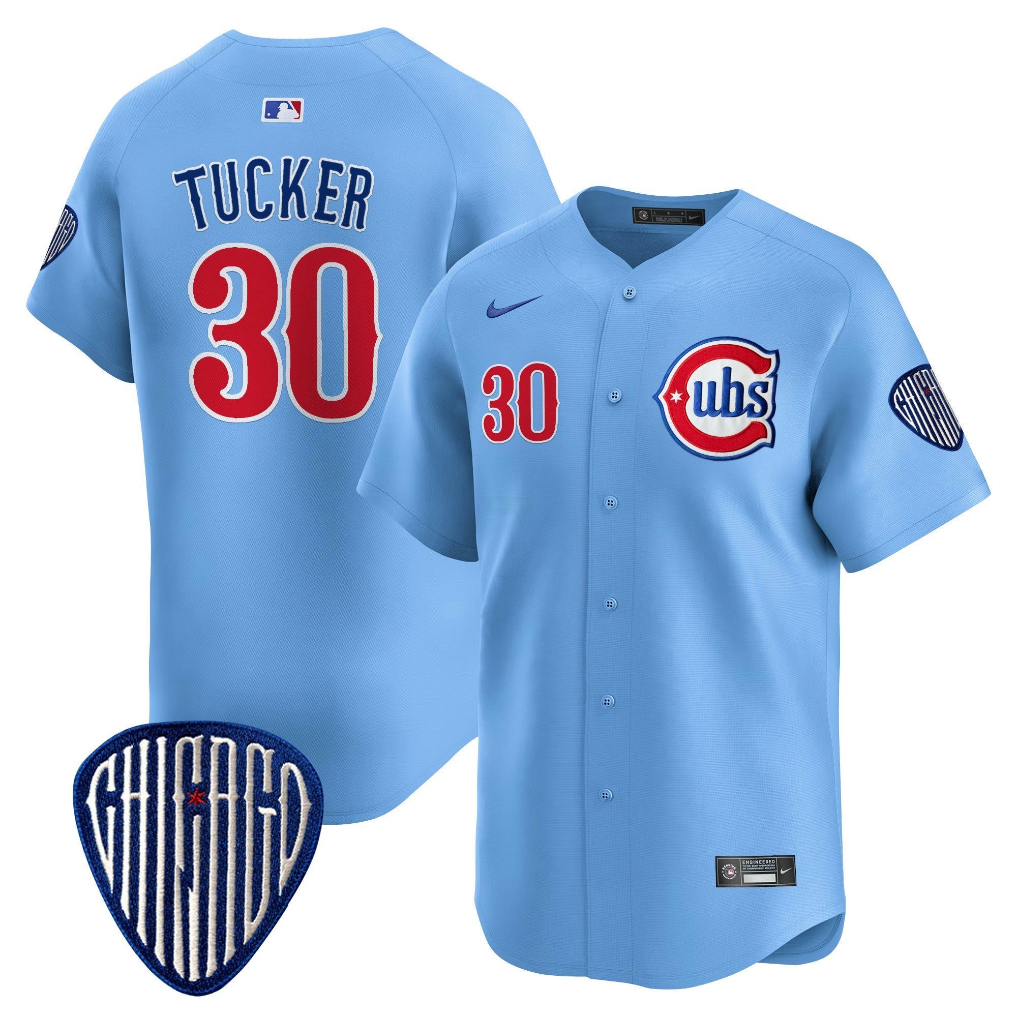 Camisa MLB Men’s Chicago Blue Alternativa Vapor Premier Limited Jersey