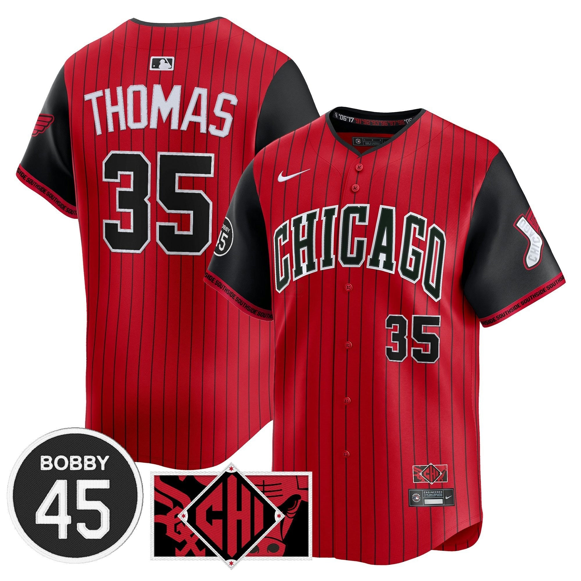 Camisa MLB Men’s Chicago Bobby Jenks Vapor Premier Limited Jersey