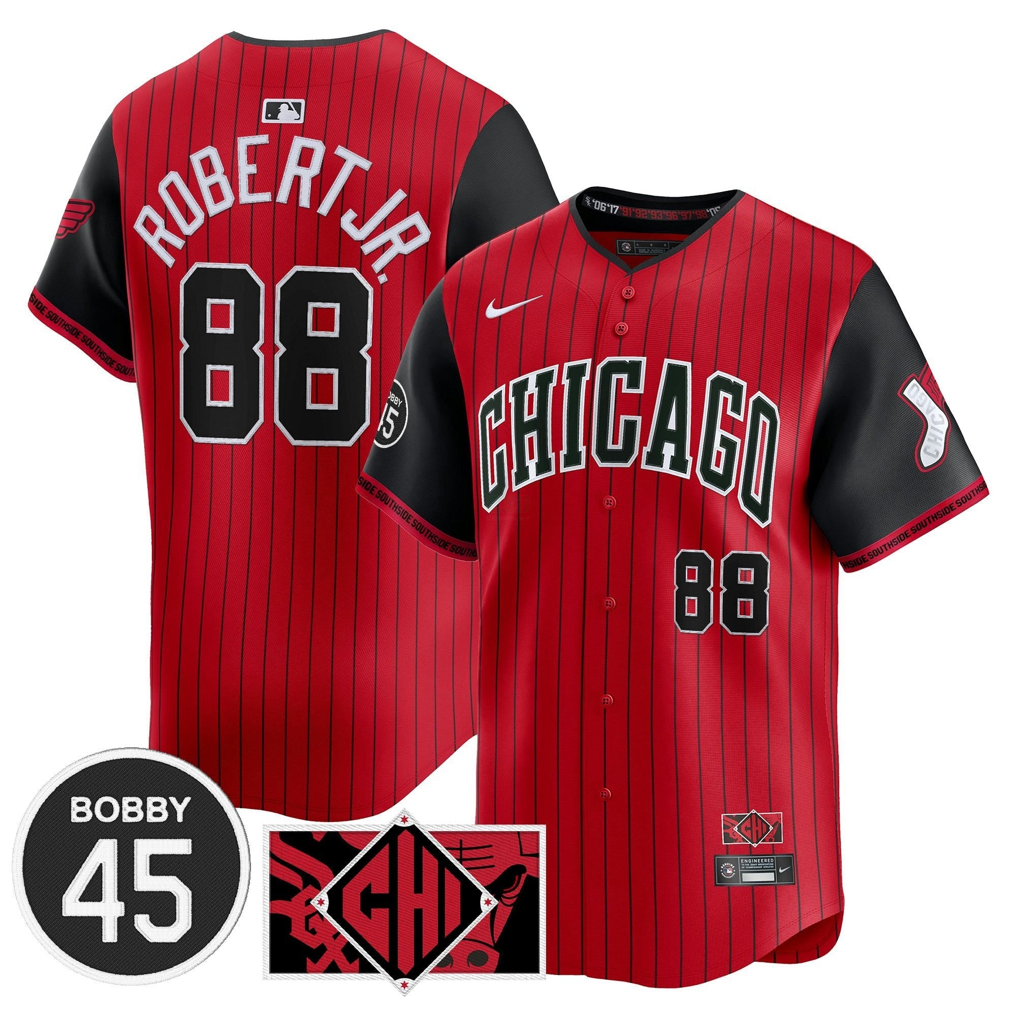 Camisa MLB Men’s Chicago Bobby Jenks Vapor Premier Limited Jersey