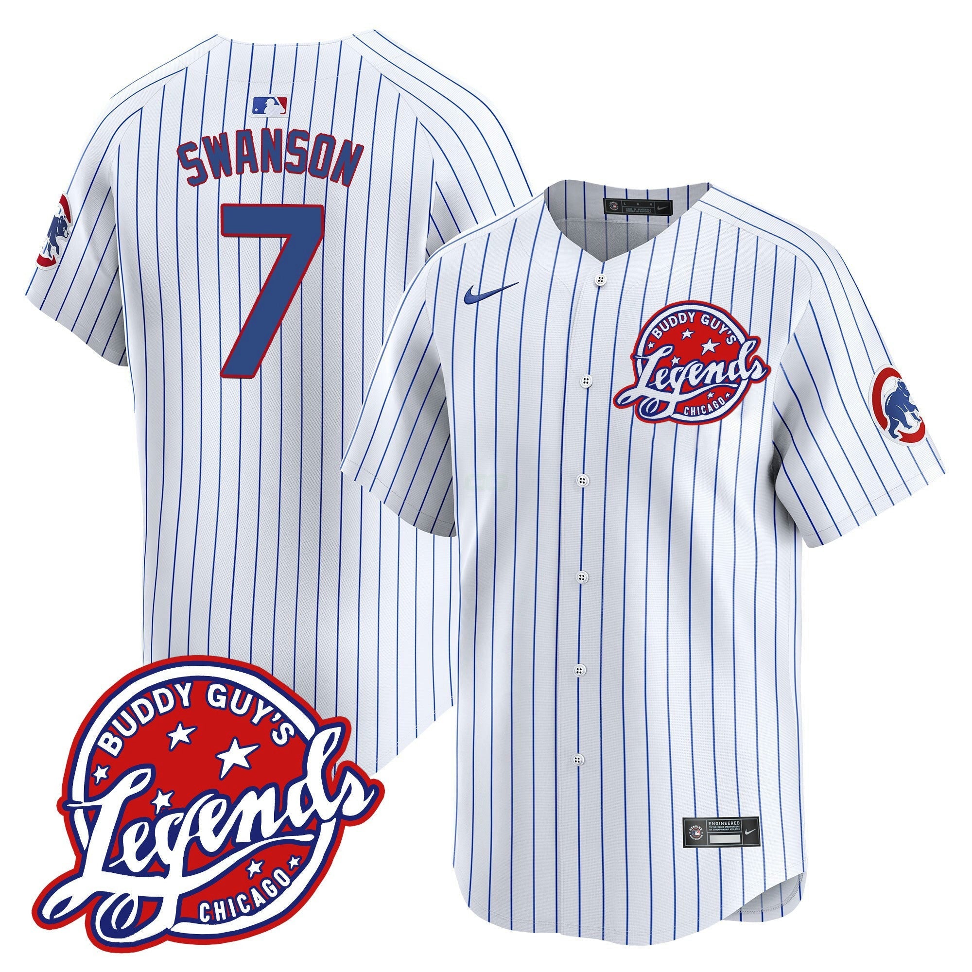 Camisa MLB Men’s Chicago Buddy Guy’s Legends Vapor Premier Limited Jersey