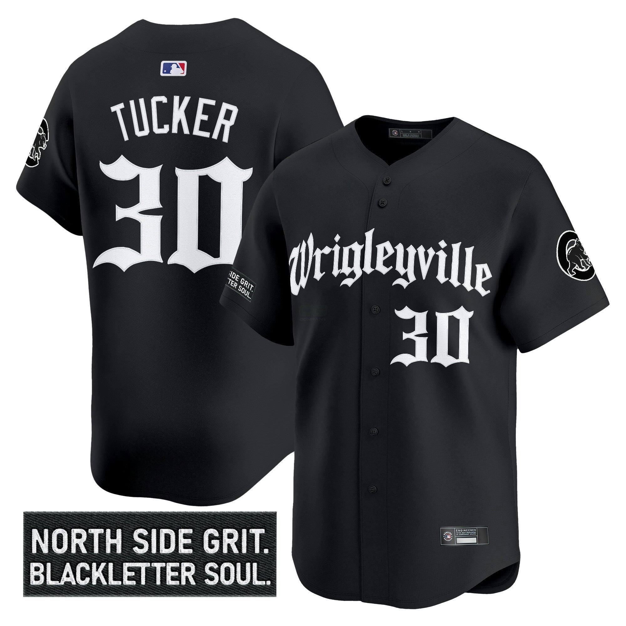 Camisa MLB Men’s Chicago ‘Gothic North Side Edition’ Vapor Premier Limited Jersey V2