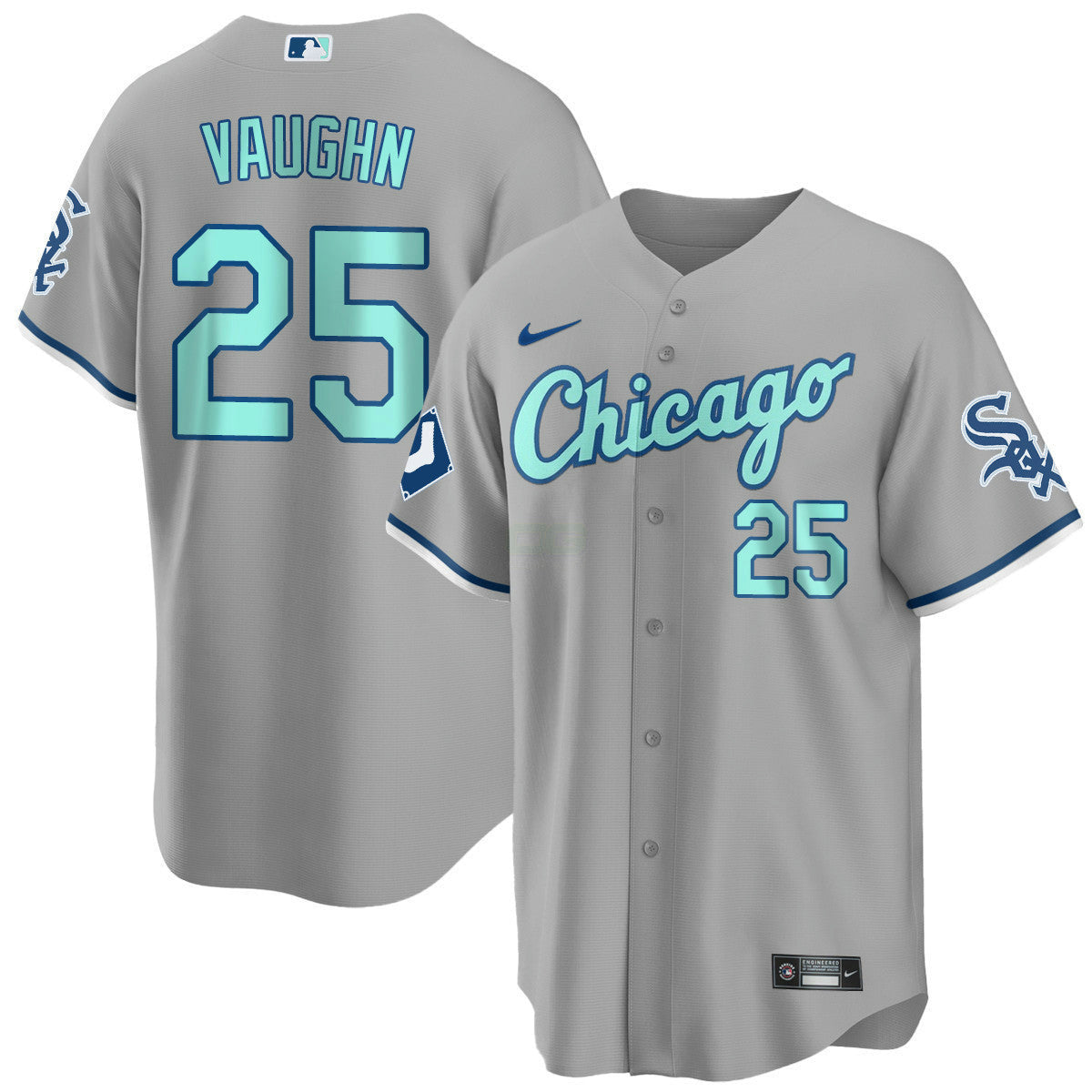 Camisa MLB Men’s Chicago Gray Collection Jersey