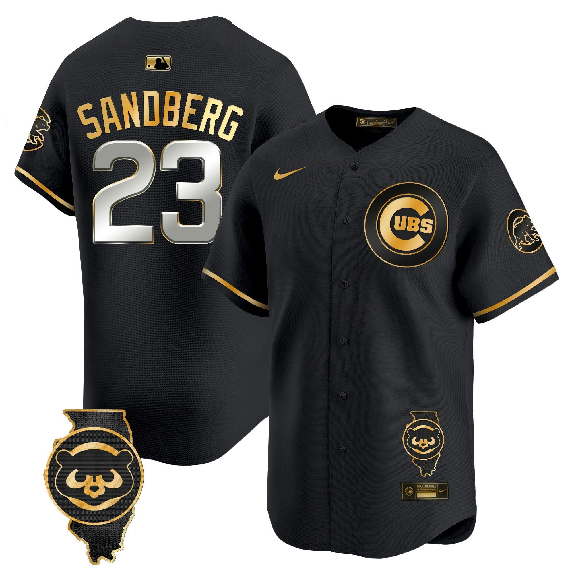 Camisa MLB Men’s Chicago Illinois Patch Vapor Premier Limited Jersey V2