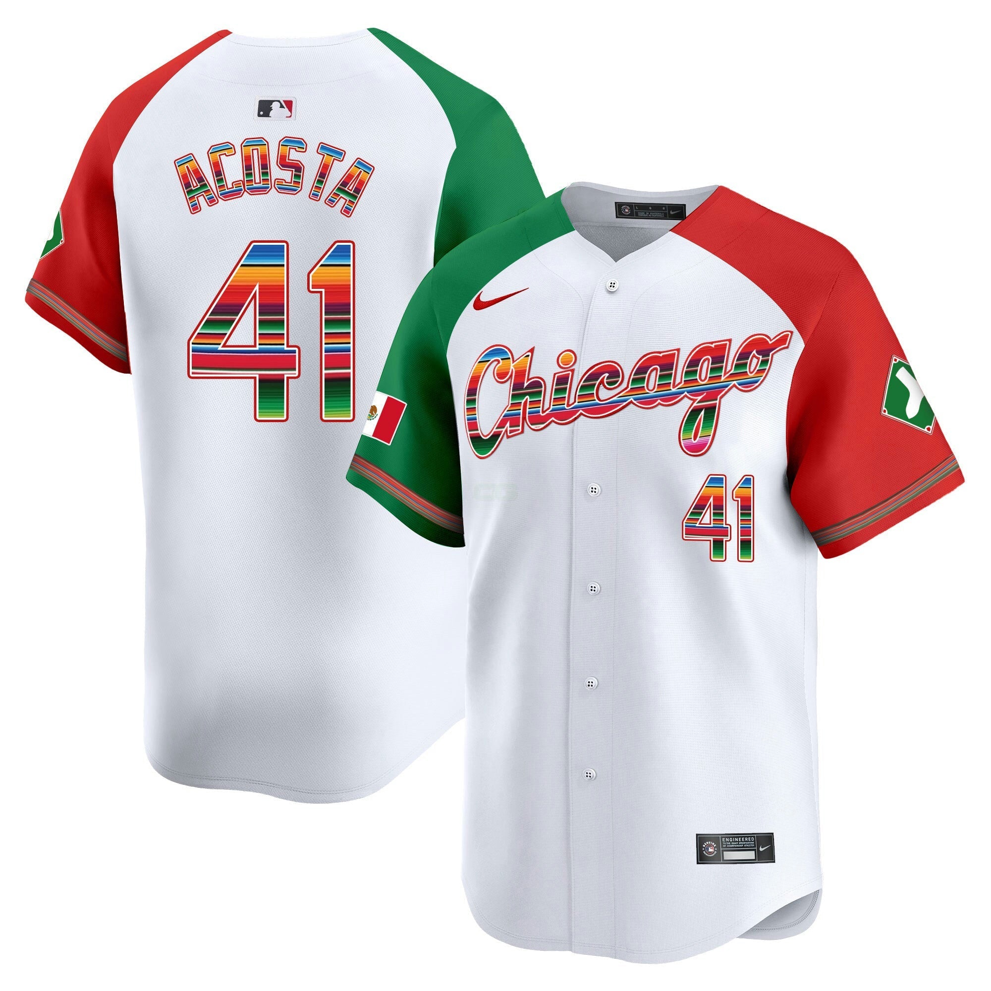 Camisa MLB Men’s Chicago Mexico Vapor Premier Limited Jersey V3