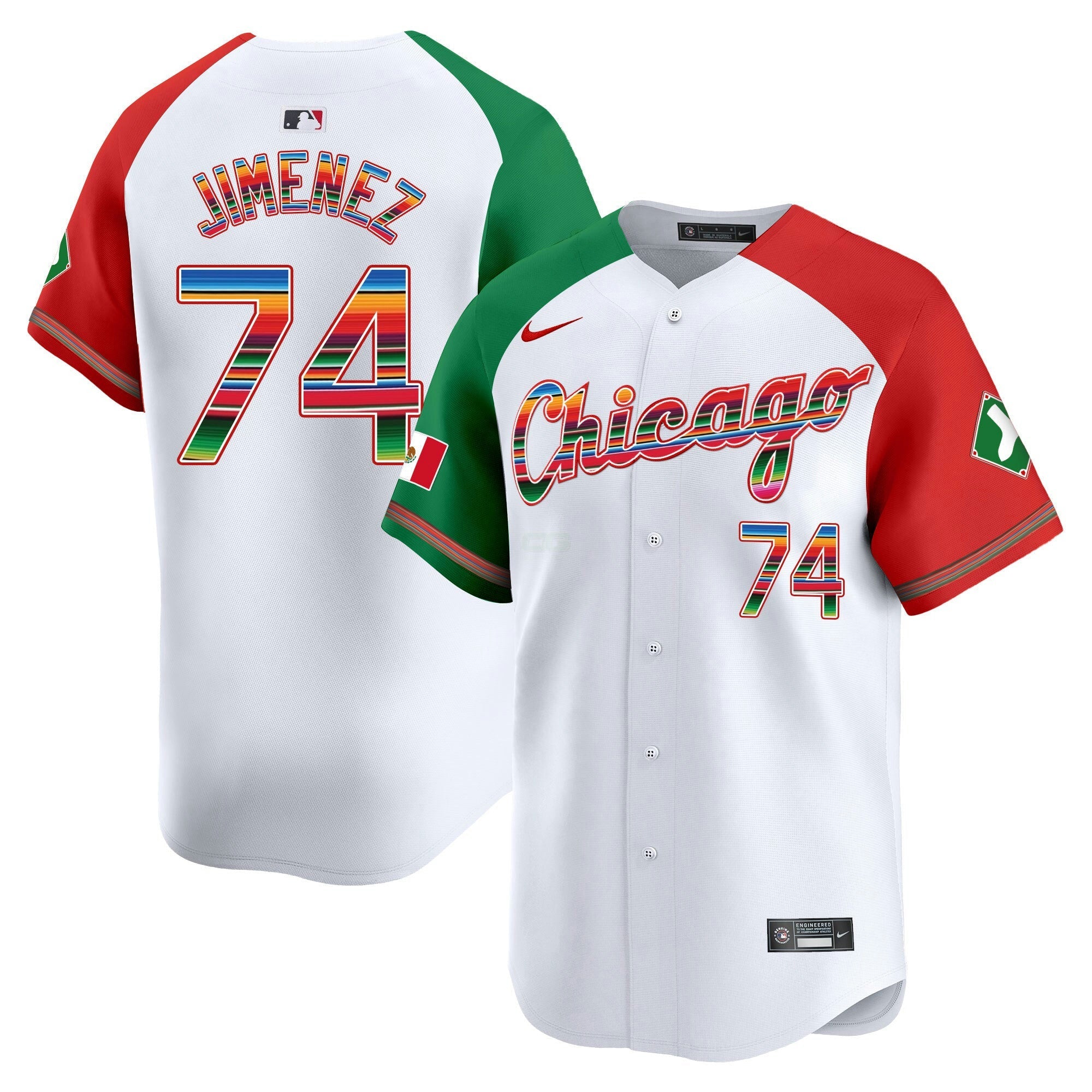 Camisa MLB Men’s Chicago Mexico Vapor Premier Limited Jersey V3