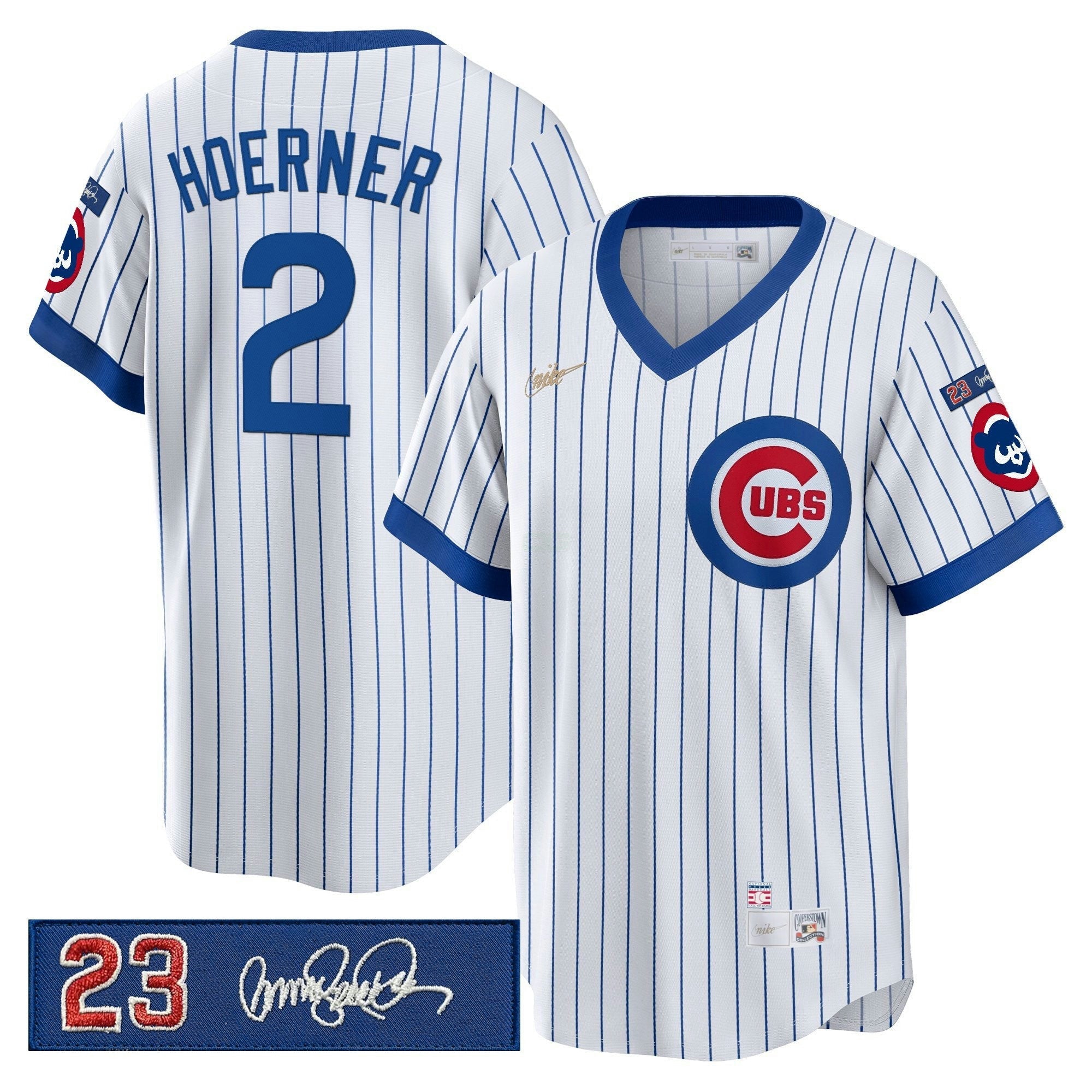 Camisa MLB Men’s Chicago ‘Ryne Sandberg Tribute Patch’ Cooperstown Jersey
