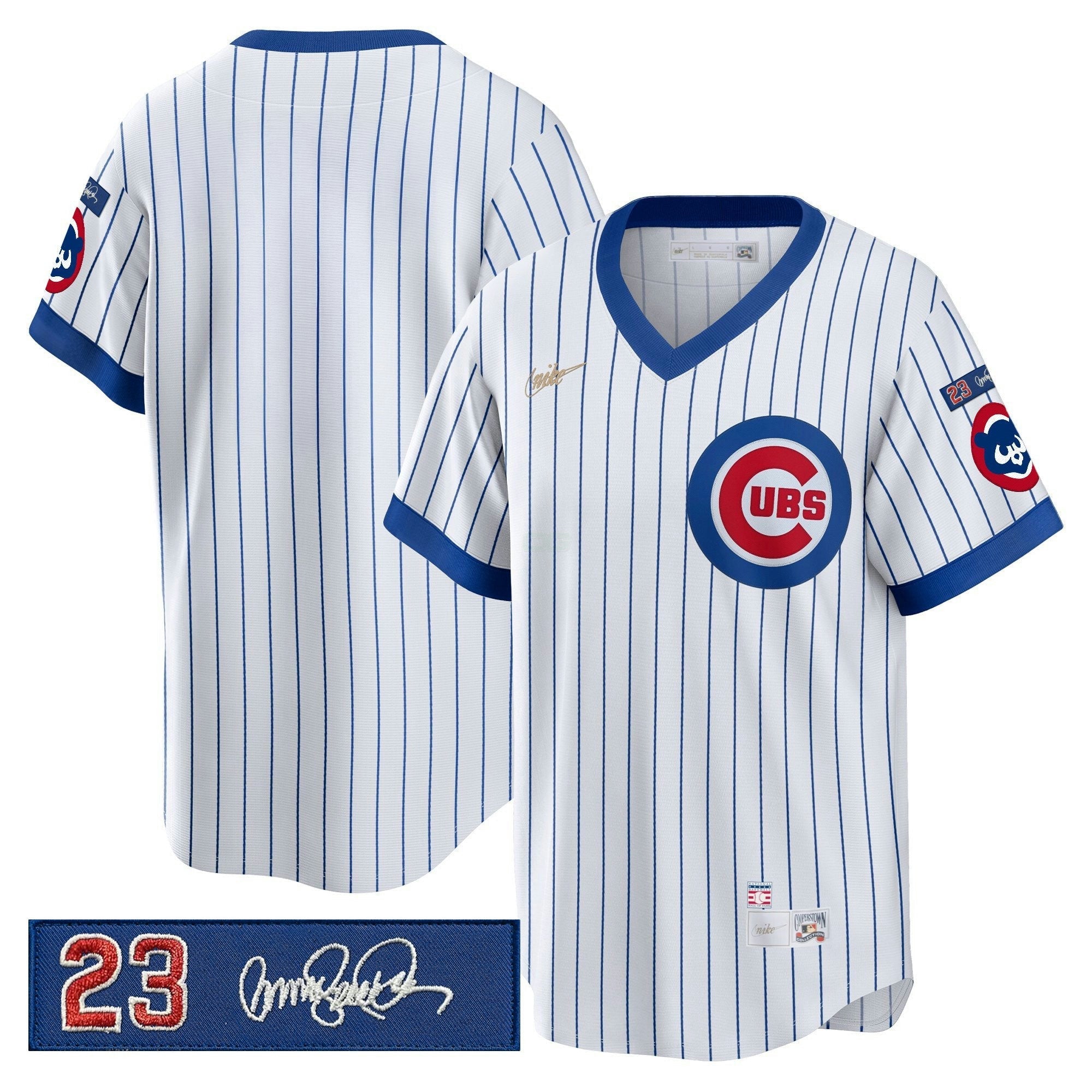 Camisa MLB Men’s Chicago ‘Ryne Sandberg Tribute Patch’ Cooperstown Jersey