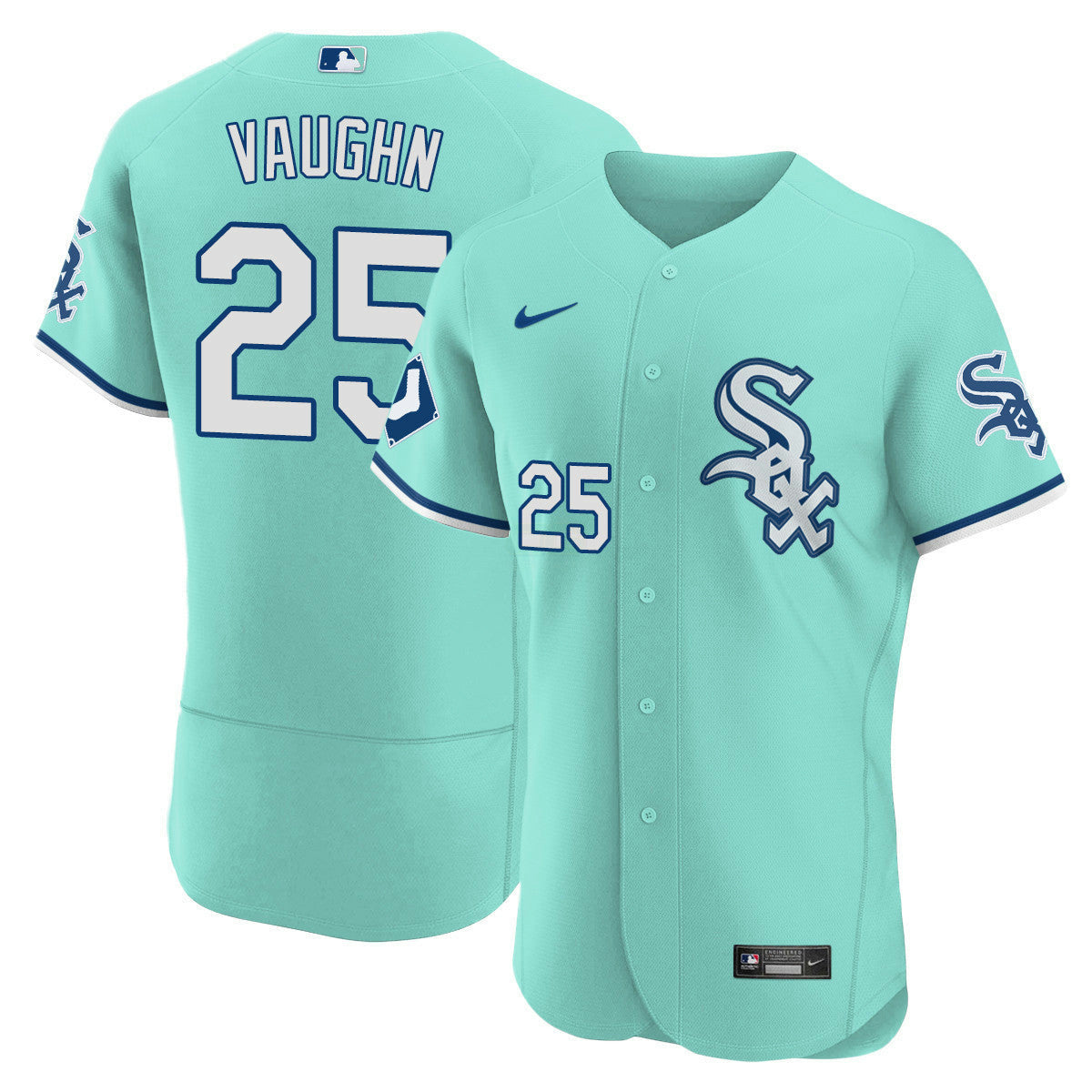 Camisa MLB Men’s Chicago Teal Collection Jersey