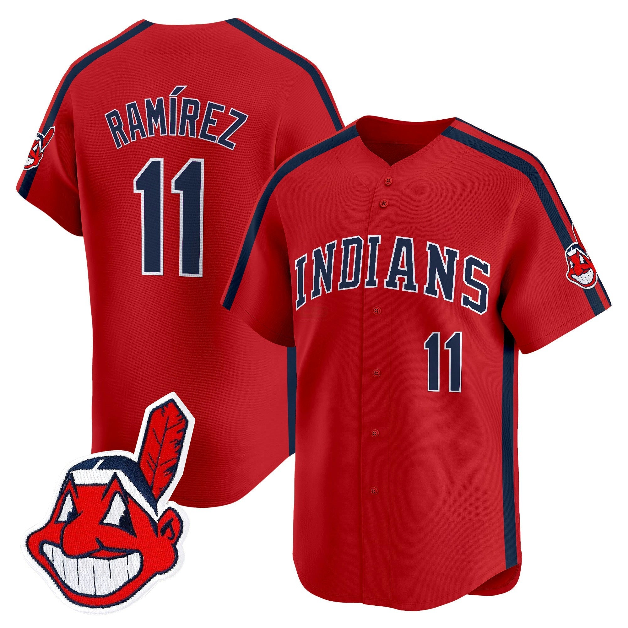 Camisa MLB Men’s Cleveland Indians Ricky ‘Wild Thing’ Vaughn Vapor Premier Limited Jersey