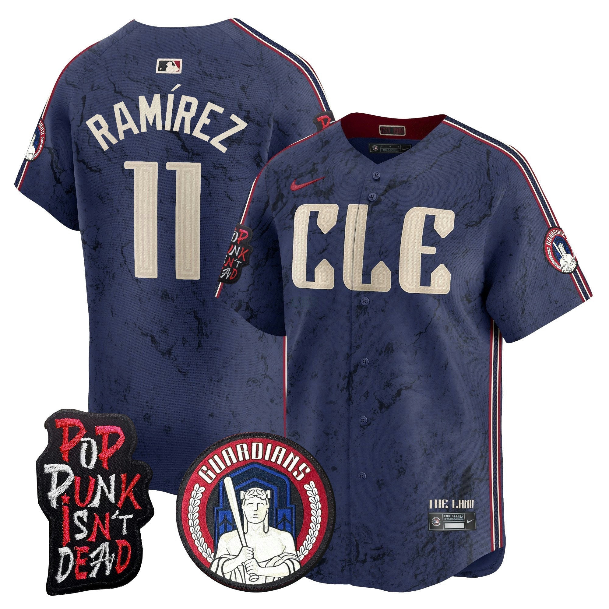 Camisa MLB Men’s Cleveland MGK Patch Vapor Premier Limited Jersey