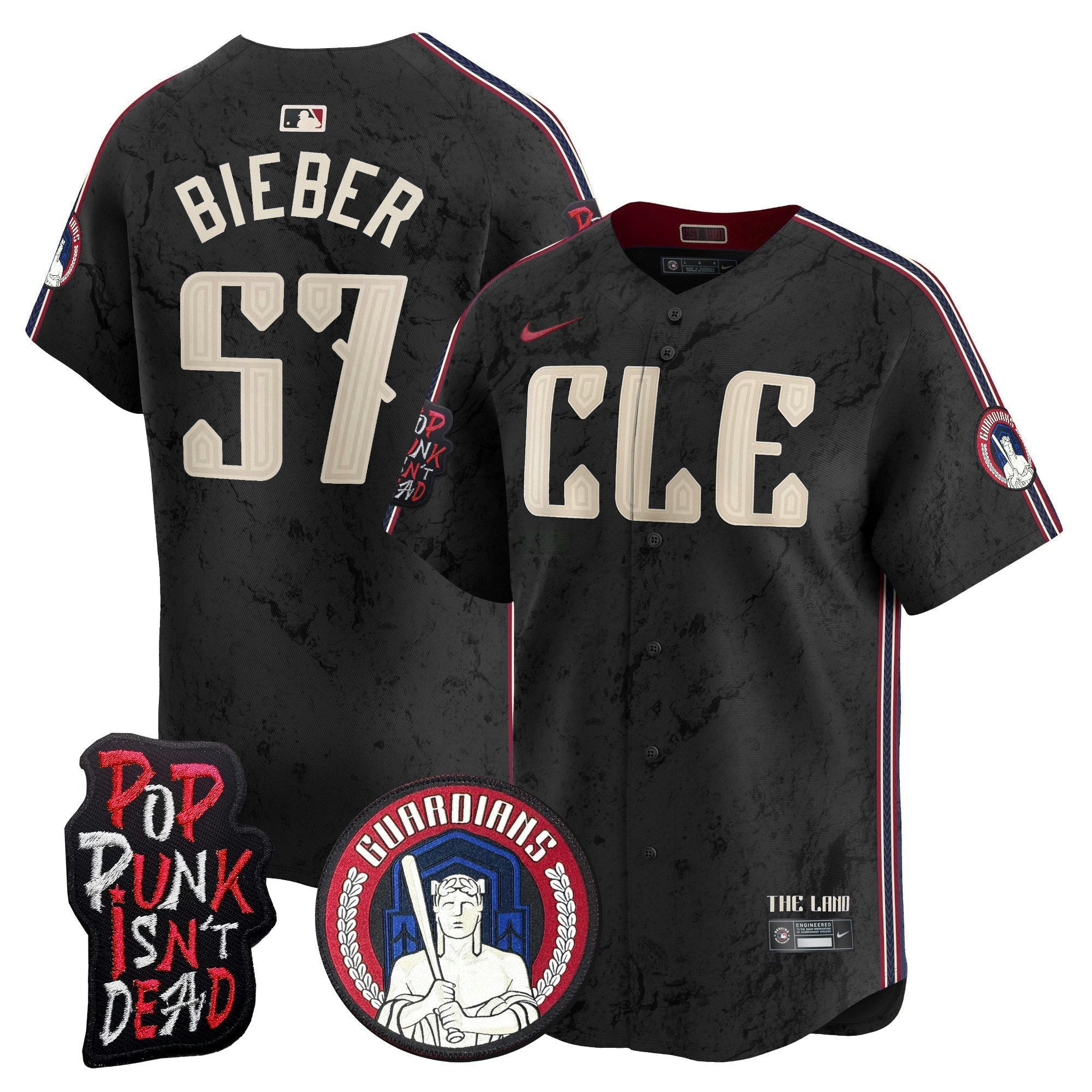 Camisa MLB Men’s Cleveland MGK Patch Vapor Premier Limited Jersey