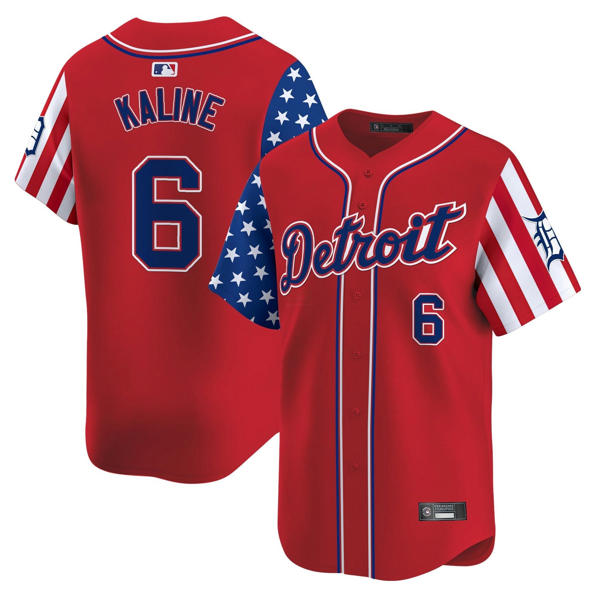Camisa MLB Men’s Detroit 2025 Independence Day Vapor Premier Limited Jersey