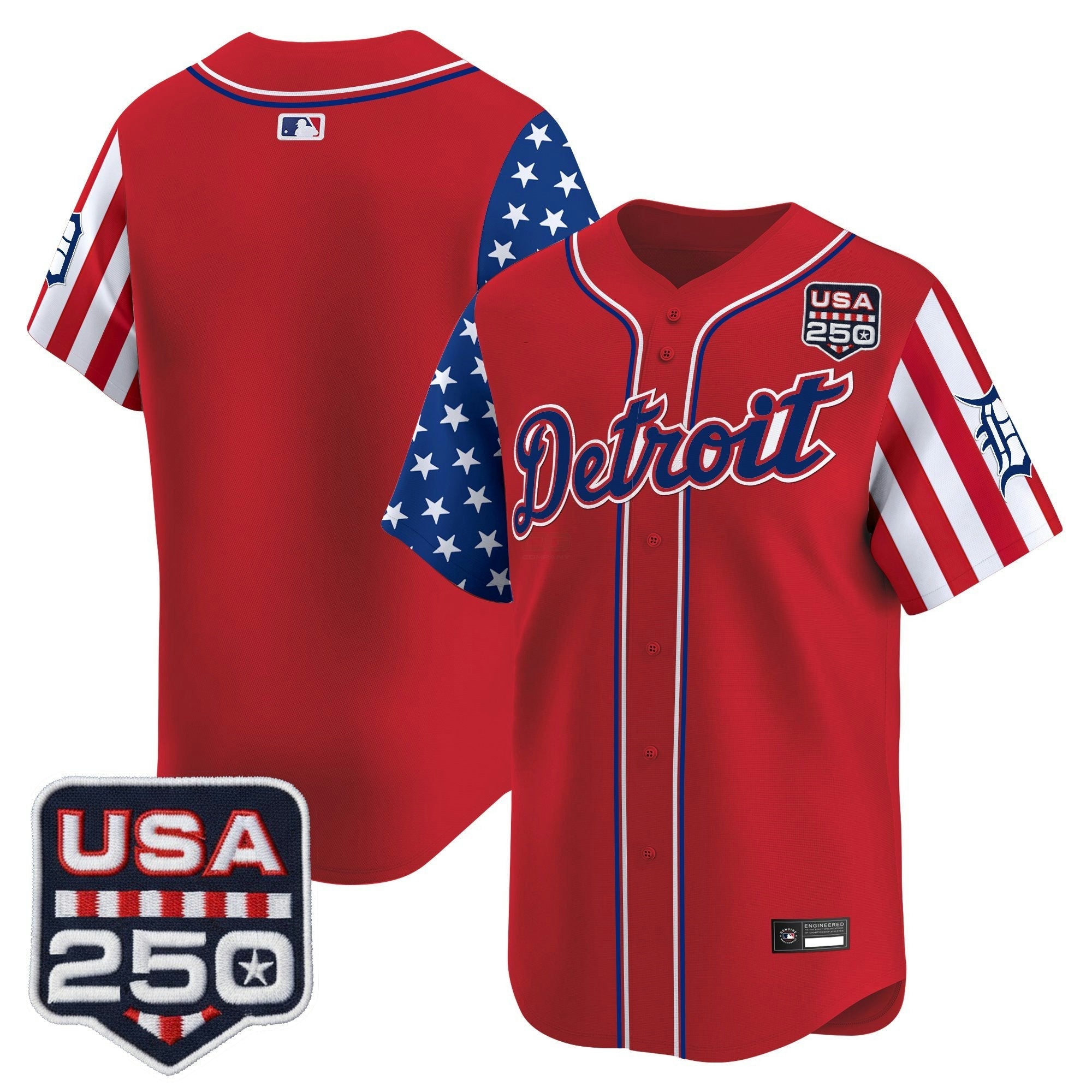 Camisa MLB Men’s Detroit “America250 Edition” Vapor Premier Limited Jersey