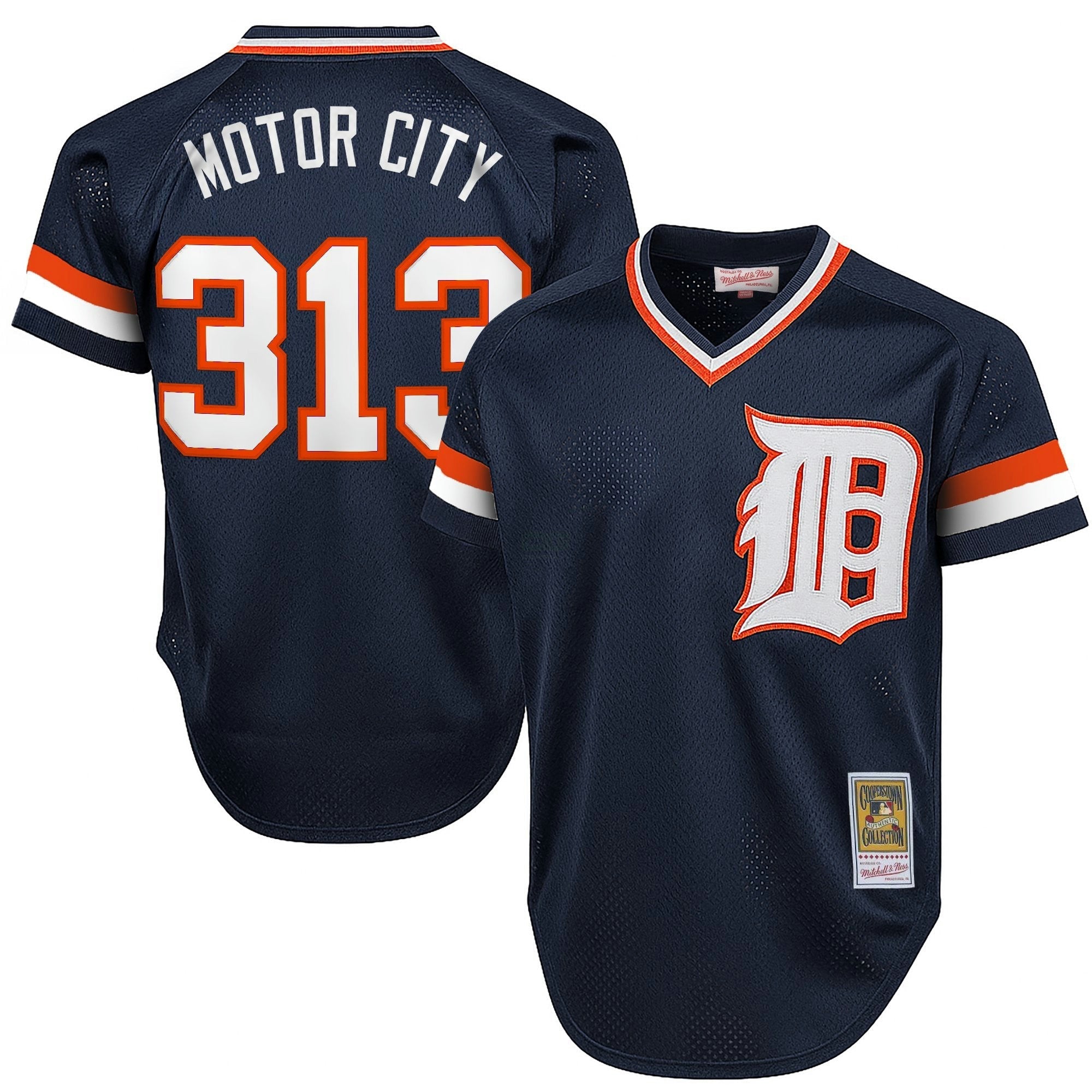 Camisa MLB Men’s Detroit Throwback Jersey – Cooperstown Collection