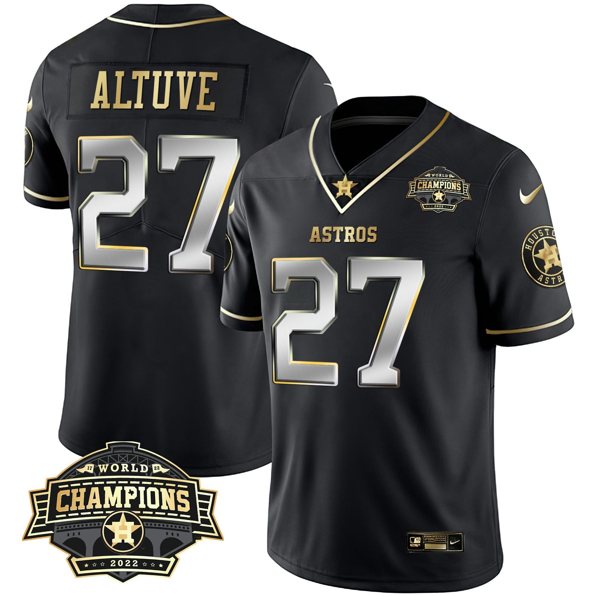 Camisa MLB Men’s Houston 2022 Champions Vapor Limited Jersey
